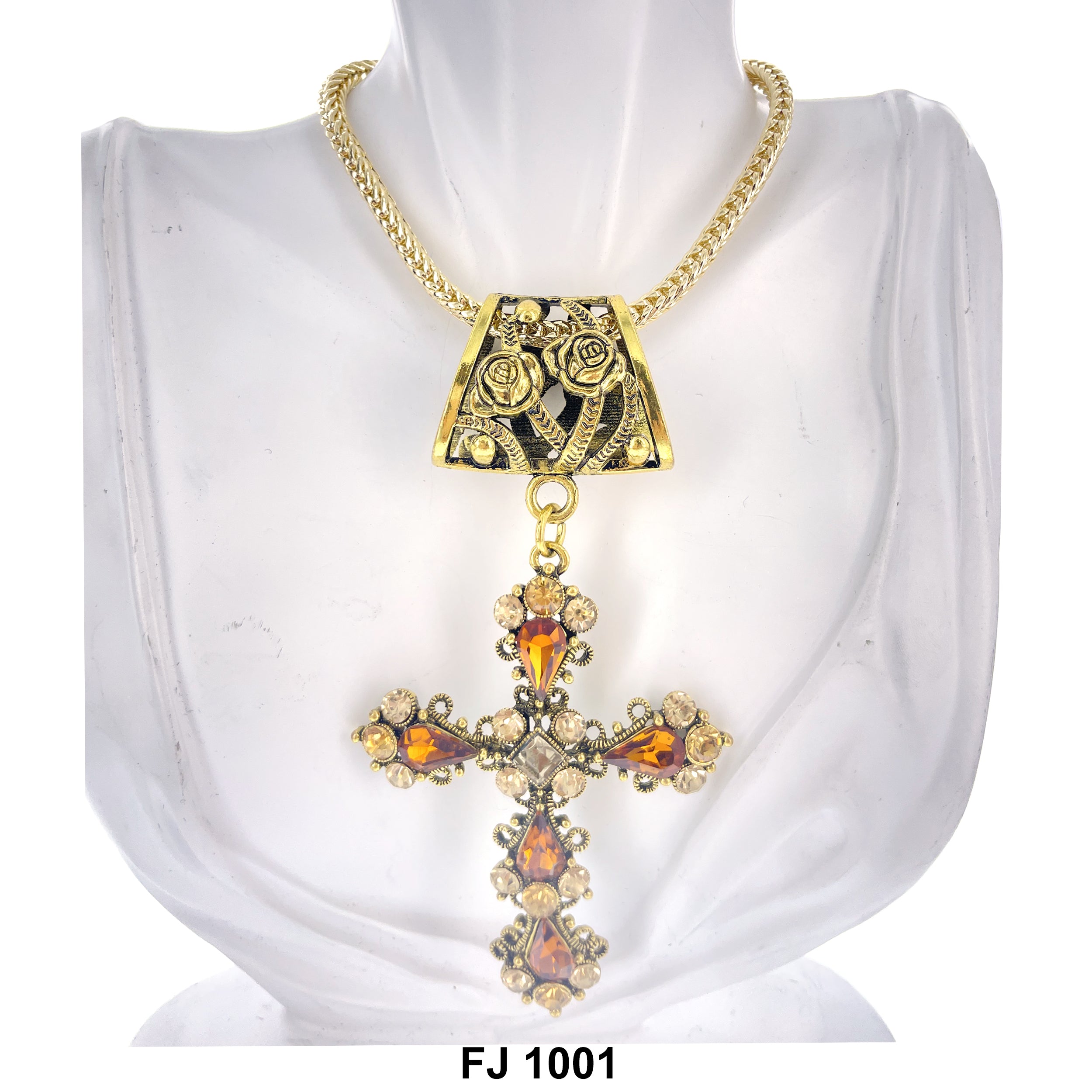 Fashion Necklace Cross FJ 1001