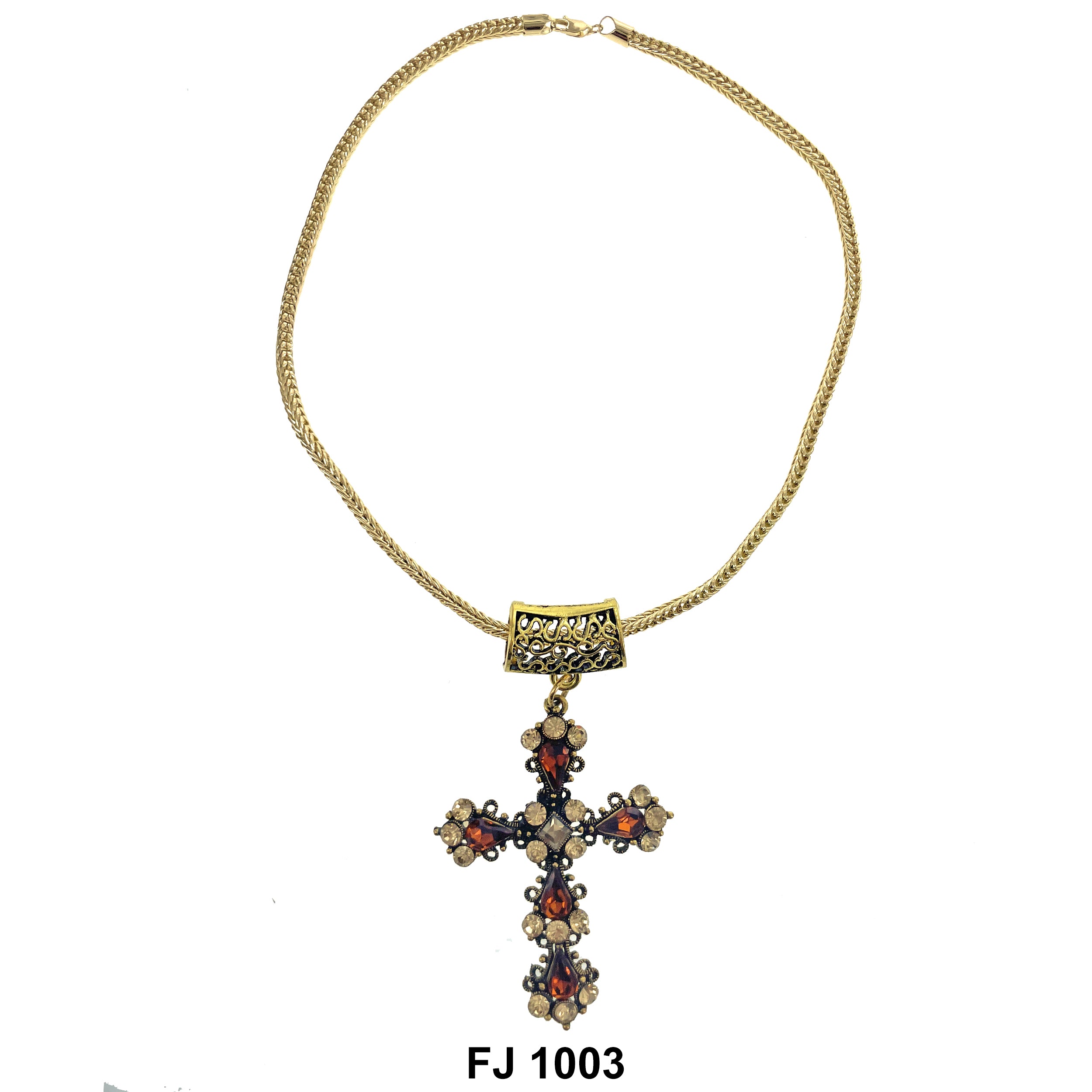 Fashion Necklace Cross FJ 1003