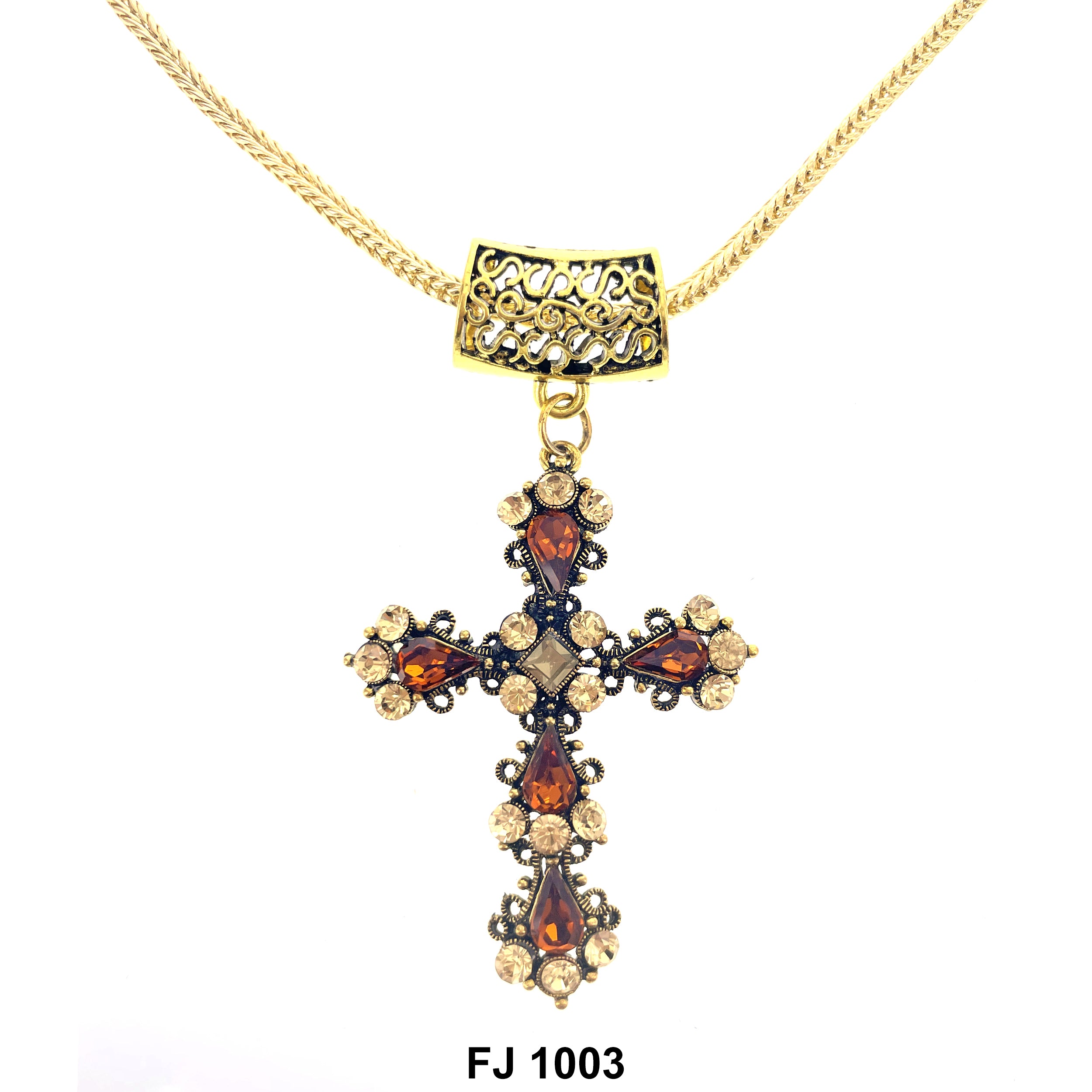 Fashion Necklace Cross FJ 1003