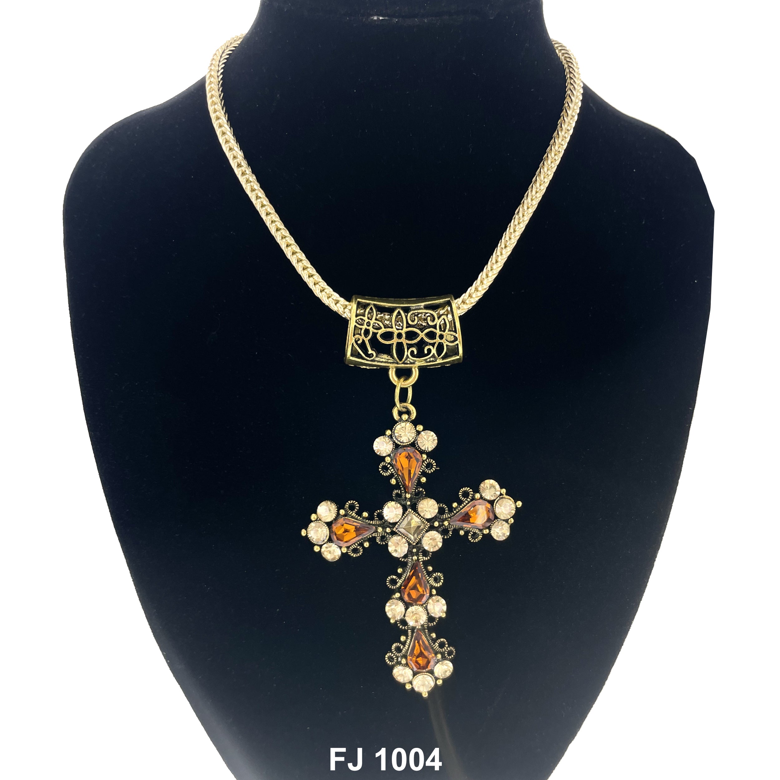 Fashion Necklace Cross FJ 1004