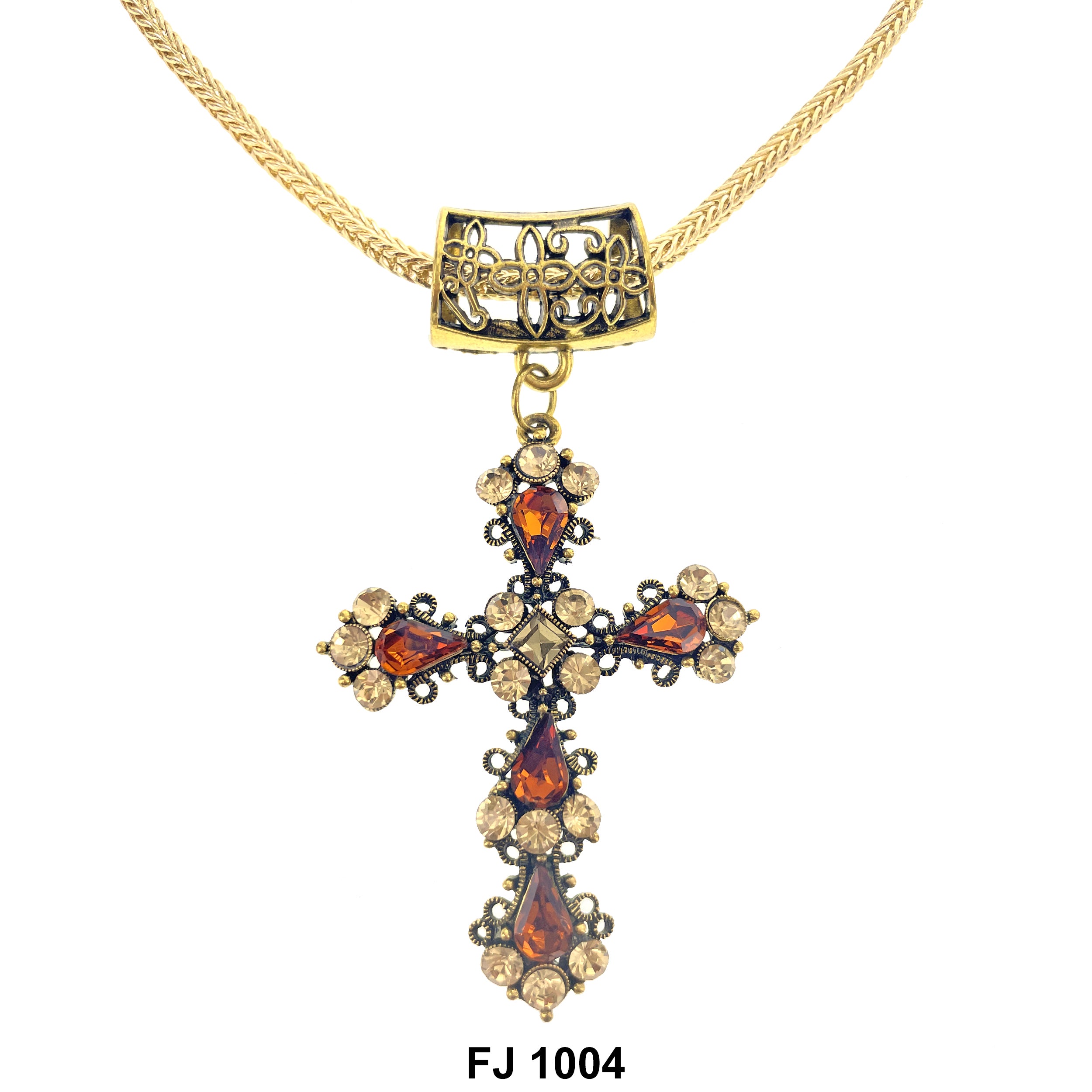 Fashion Necklace Cross FJ 1004