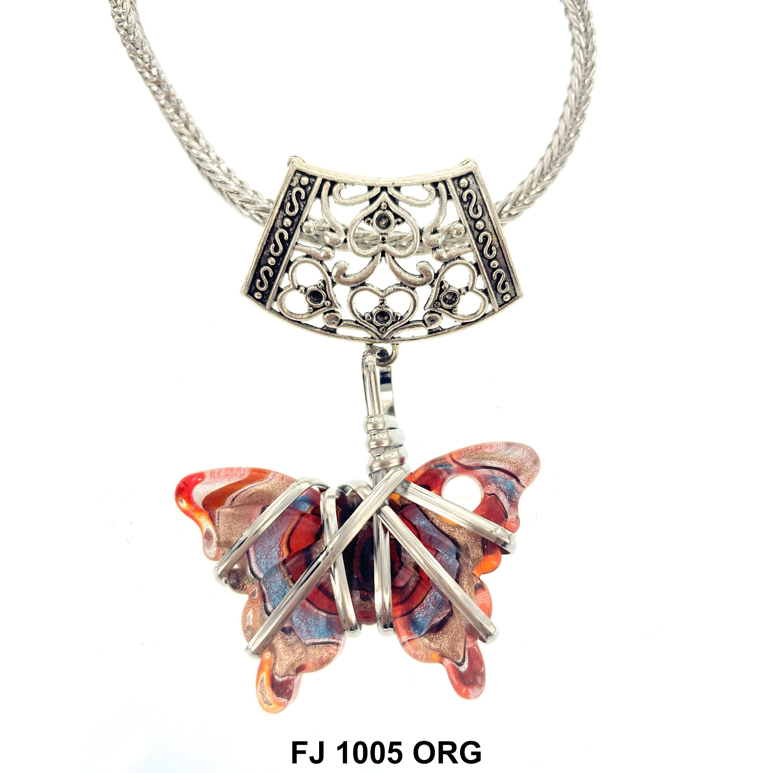 Fashion Necklace Butterfly FJ 1005 OR