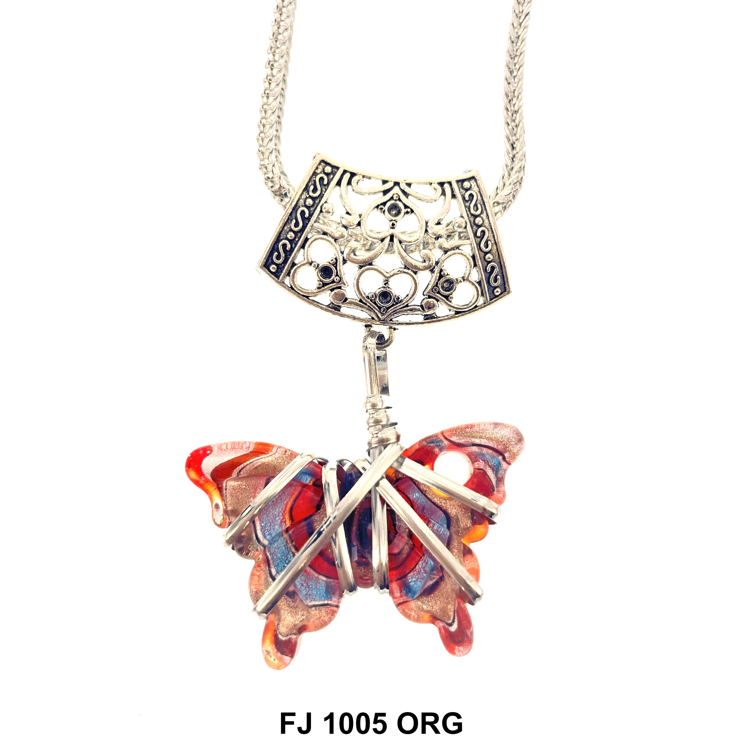 Fashion Necklace Butterfly FJ 1005 OR