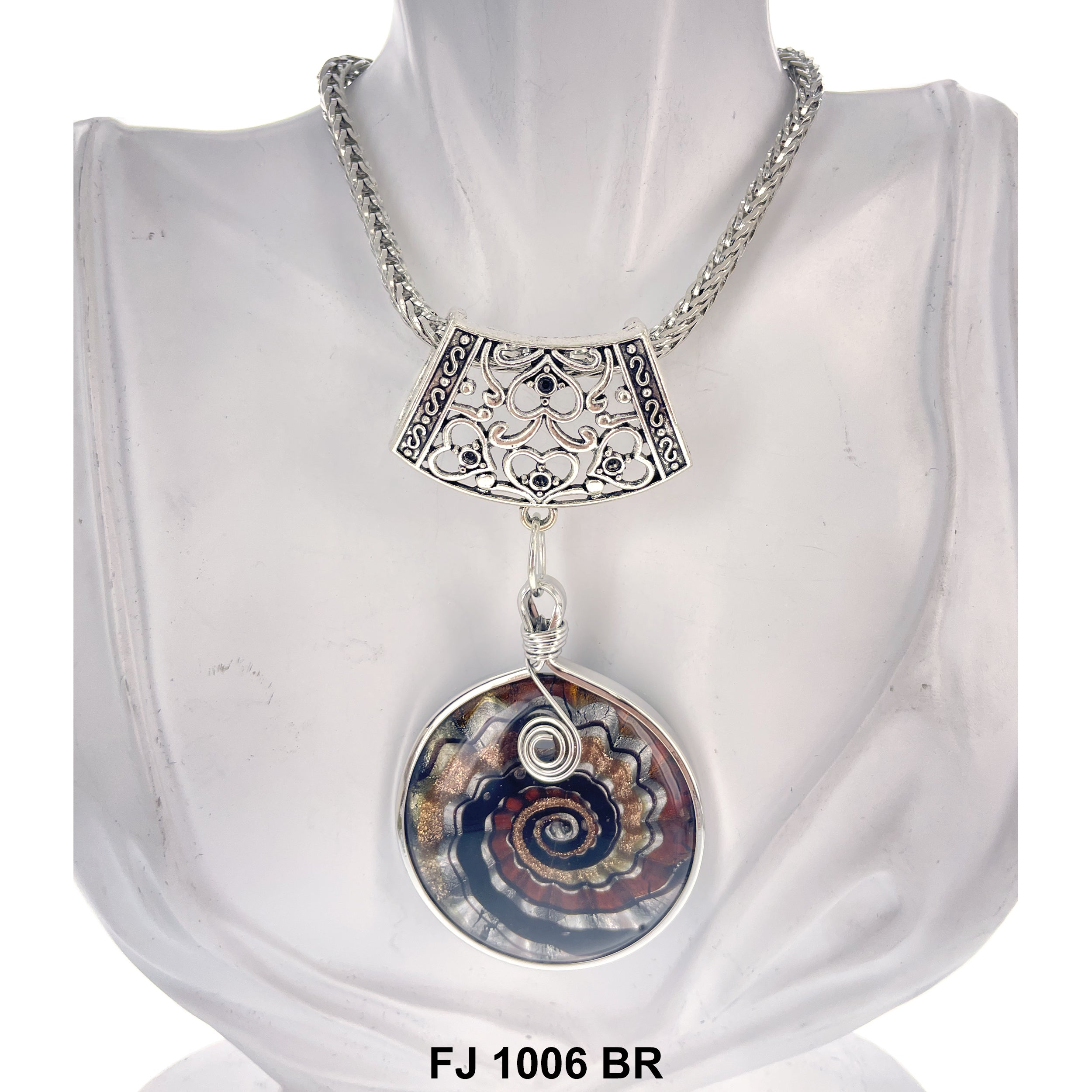 Fashion Necklace Seashell FJ 1006 BR