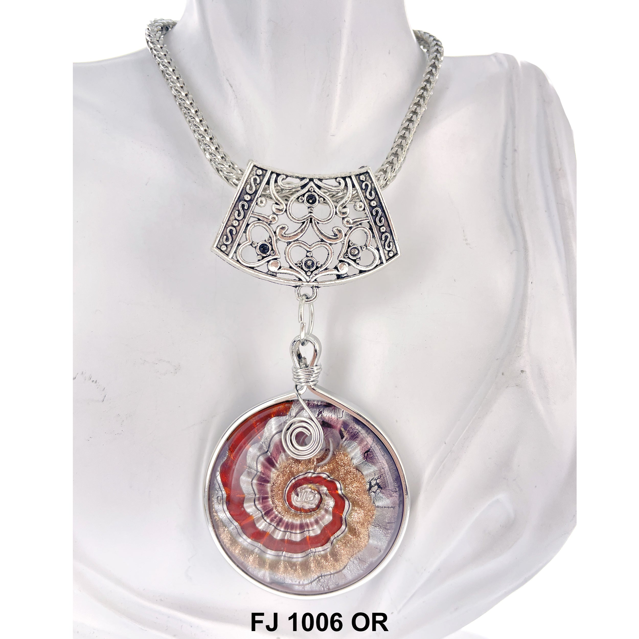 Fashion Necklace Seashell FJ 1006 OR