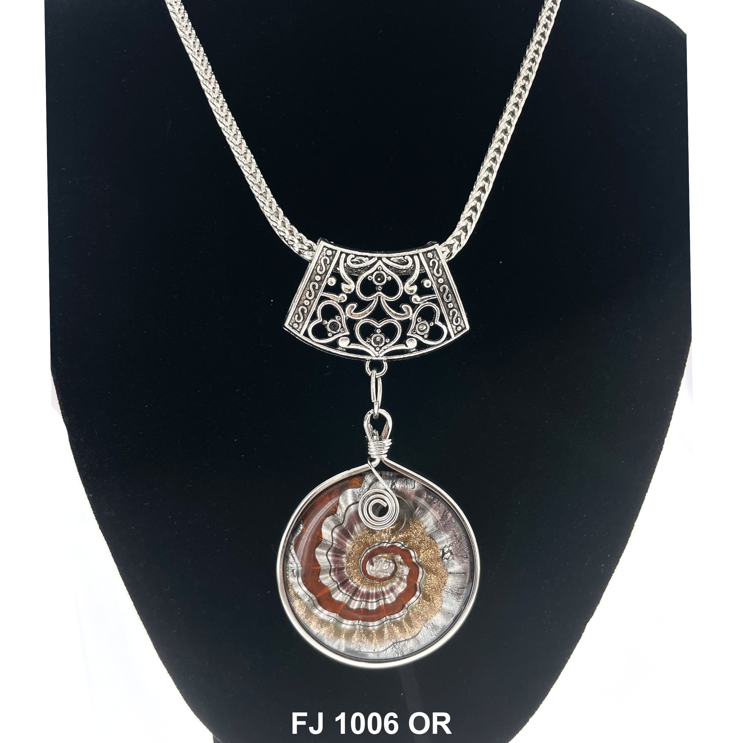 Fashion Necklace Seashell FJ 1006 OR