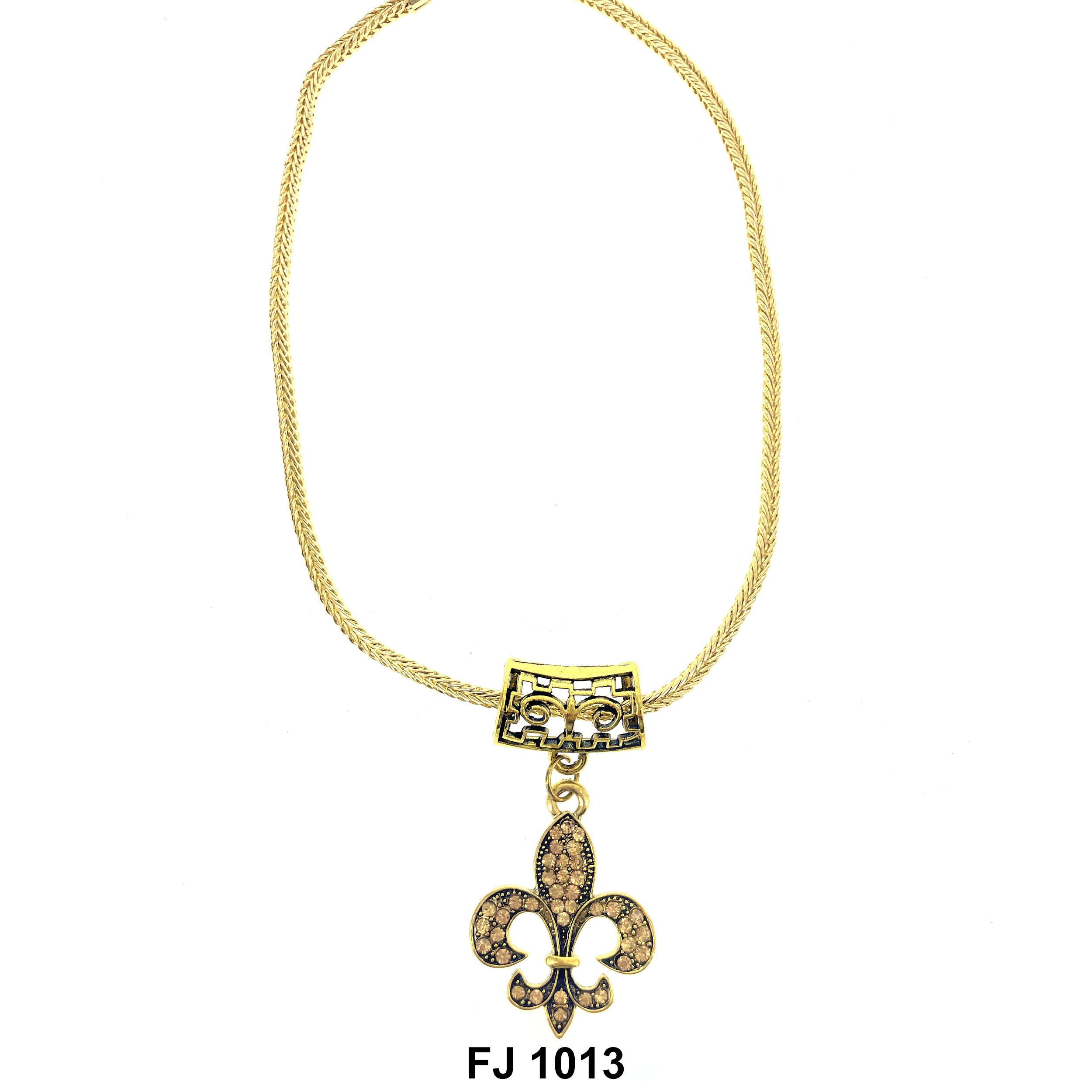 Fashion Necklace Fleur de Lis FJ 1013