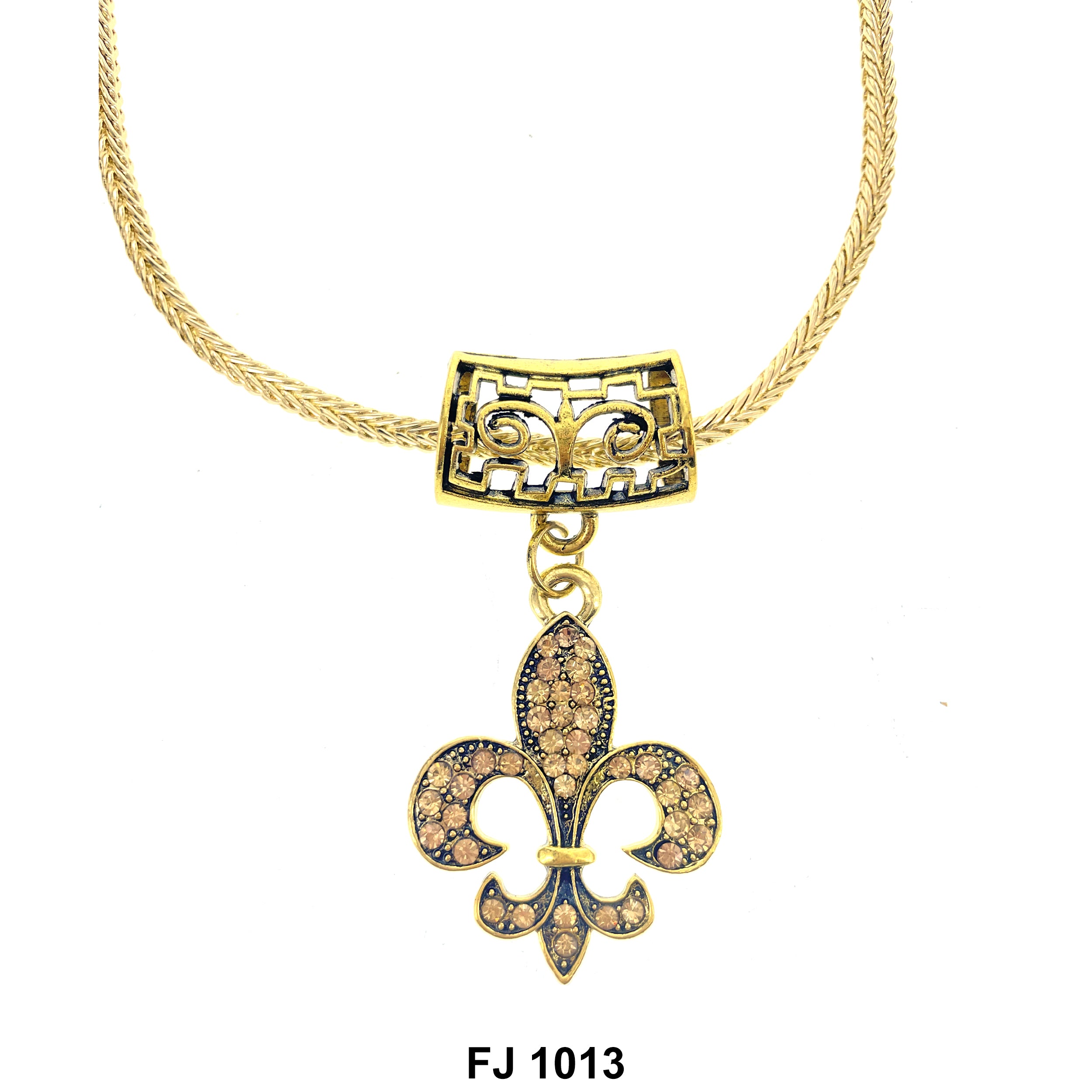 Fashion Necklace Fleur de Lis FJ 1013