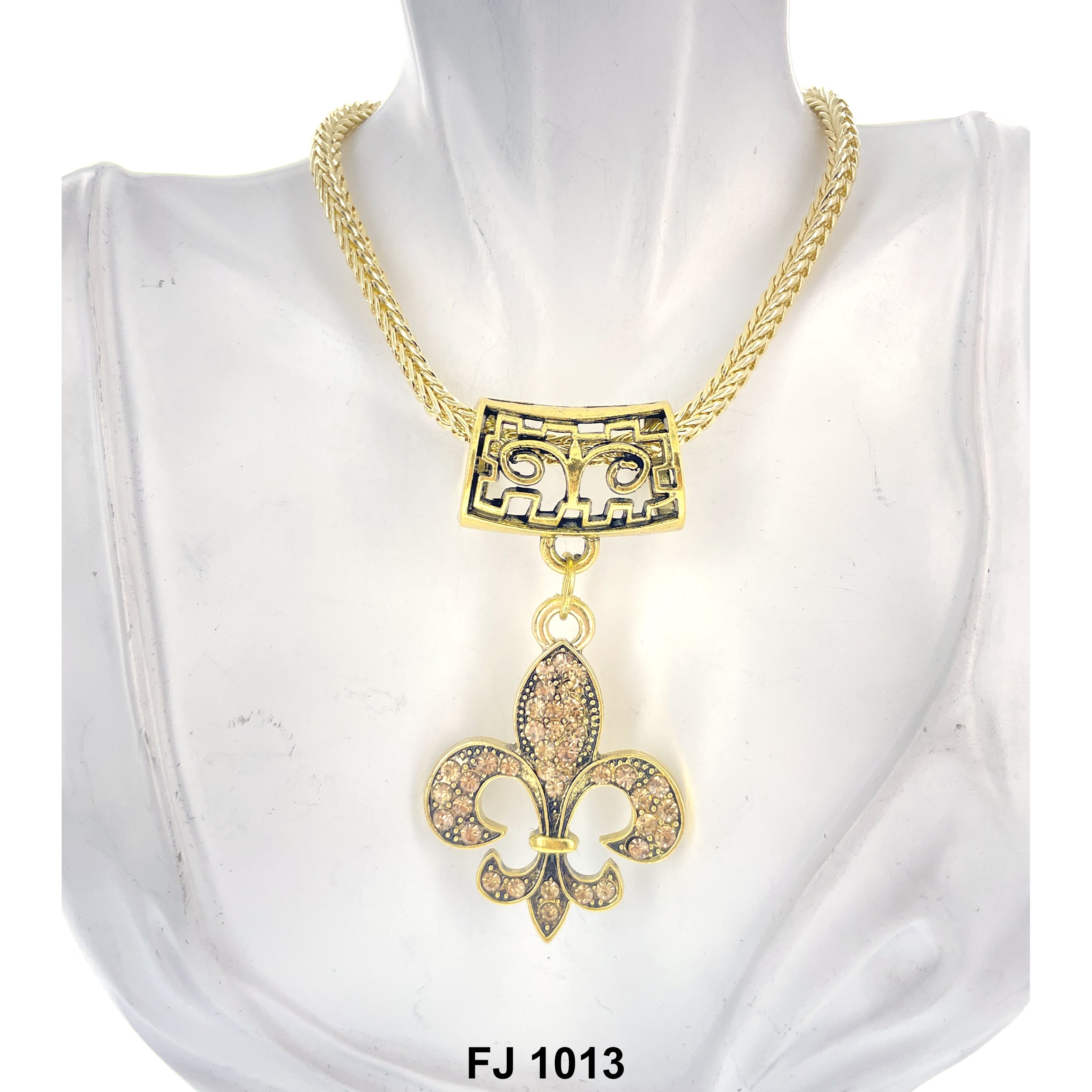 Fashion Necklace Fleur de Lis FJ 1013