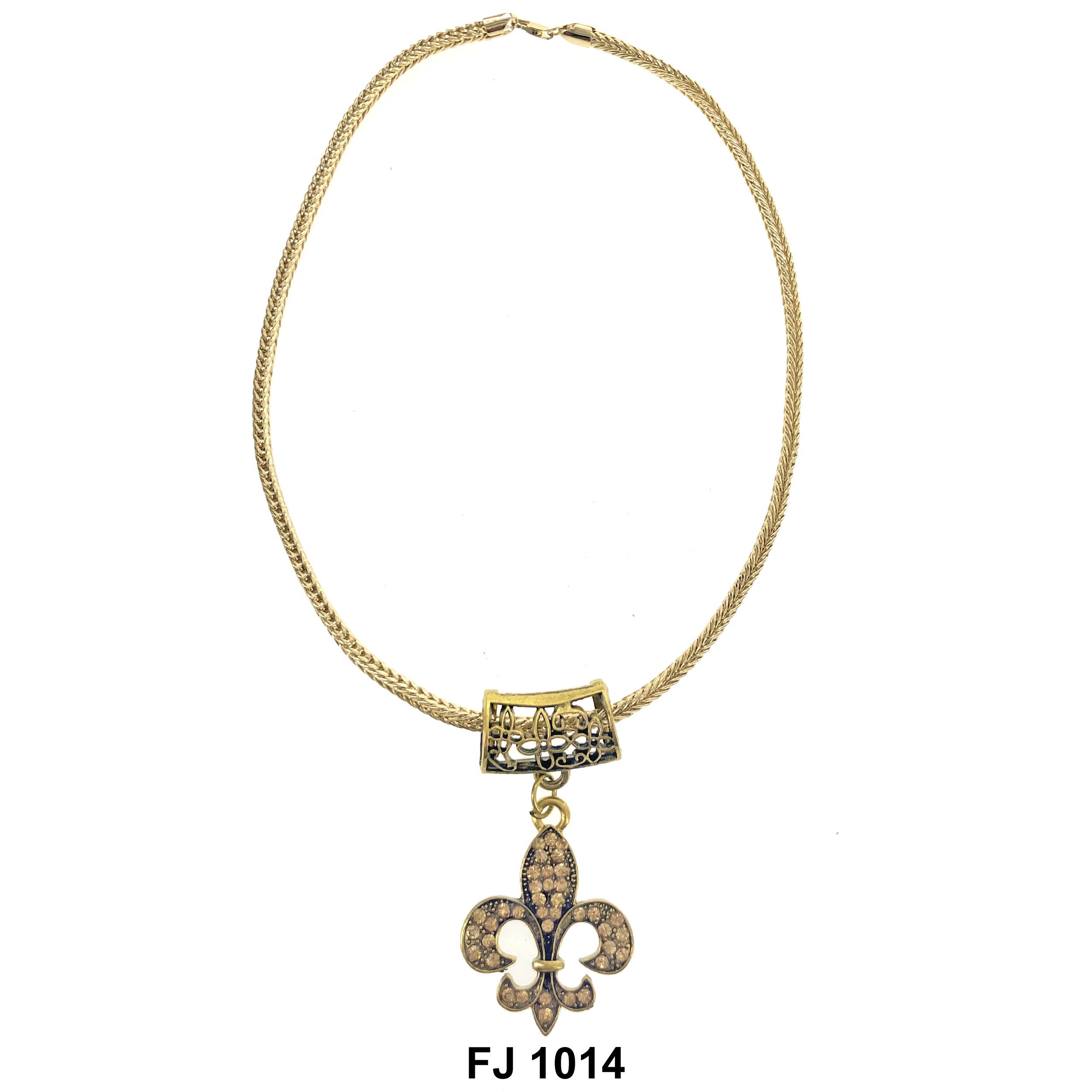 Fashion Necklace Fleur de Lis FJ 1014