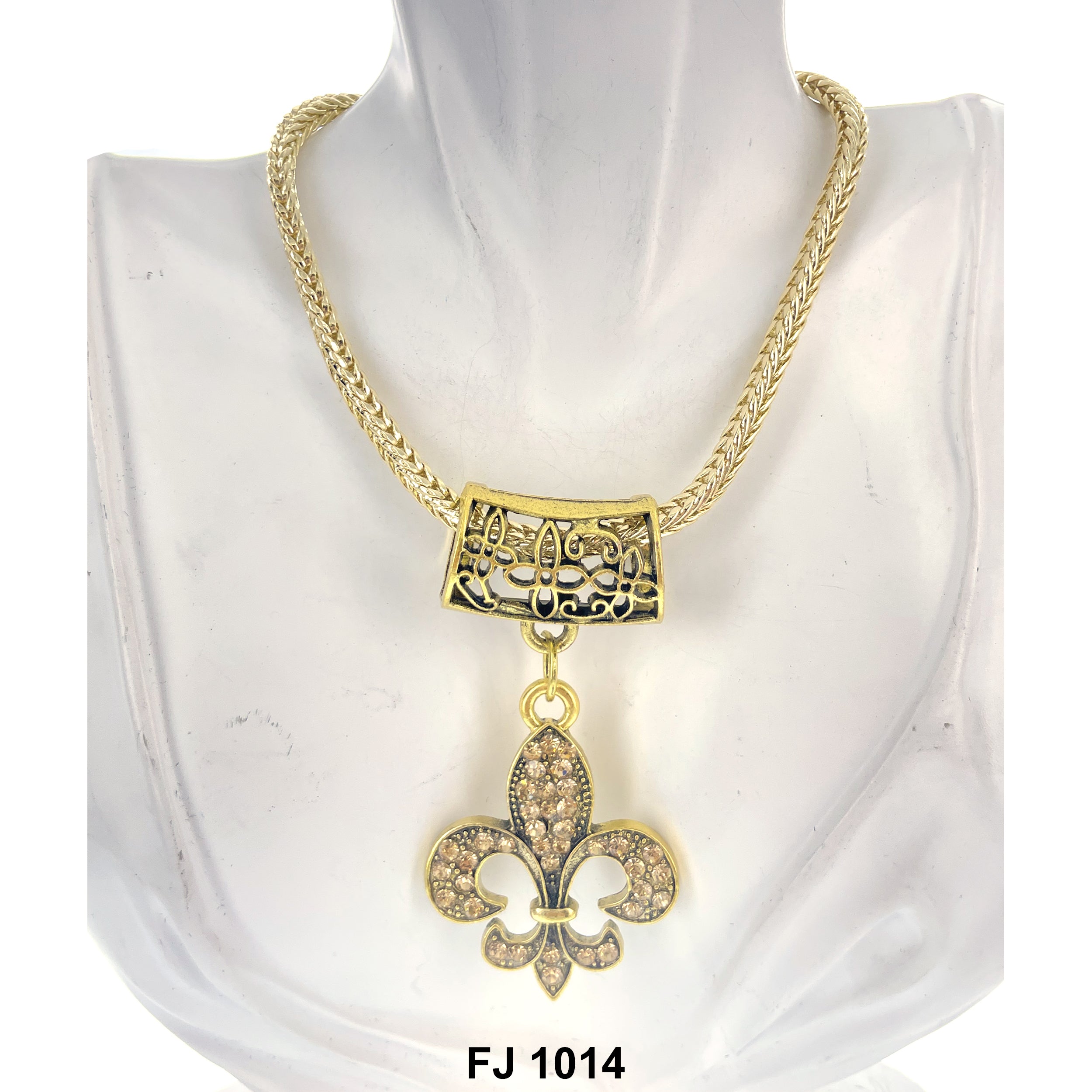 Fashion Necklace Fleur de Lis FJ 1014