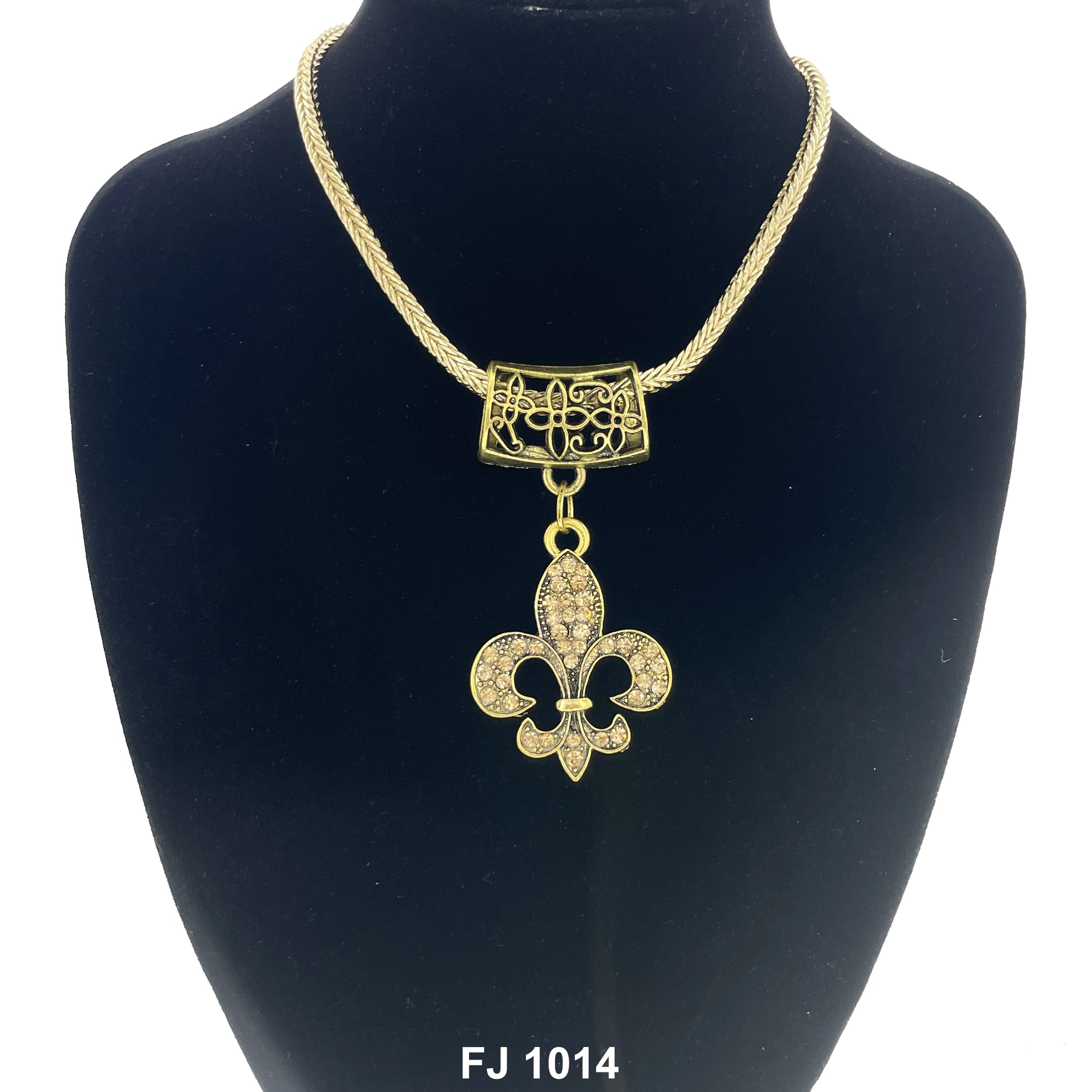 Fashion Necklace Fleur de Lis FJ 1014