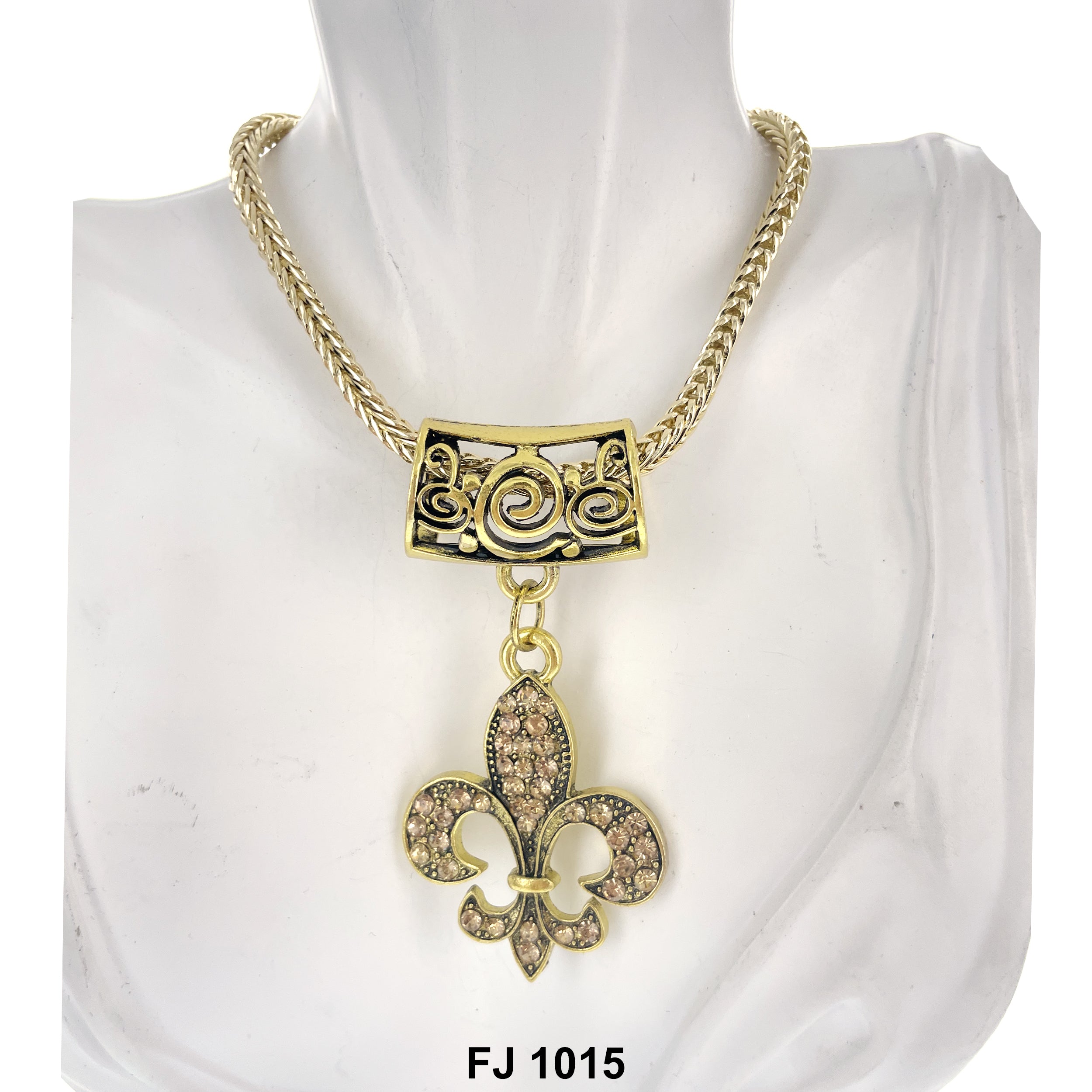 Fashion Necklace Fleur de Lis FJ 1015