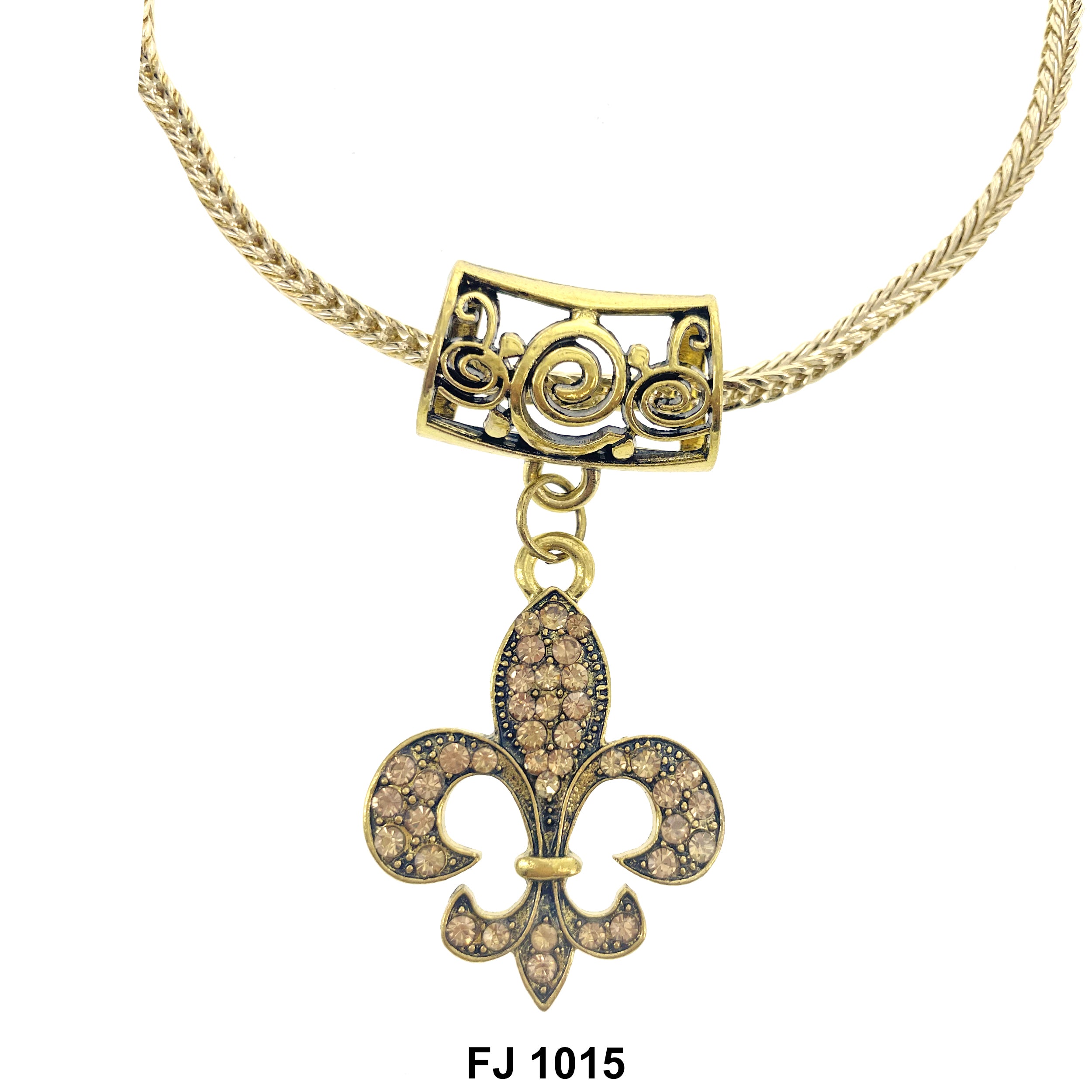 Fashion Necklace Fleur de Lis FJ 1015