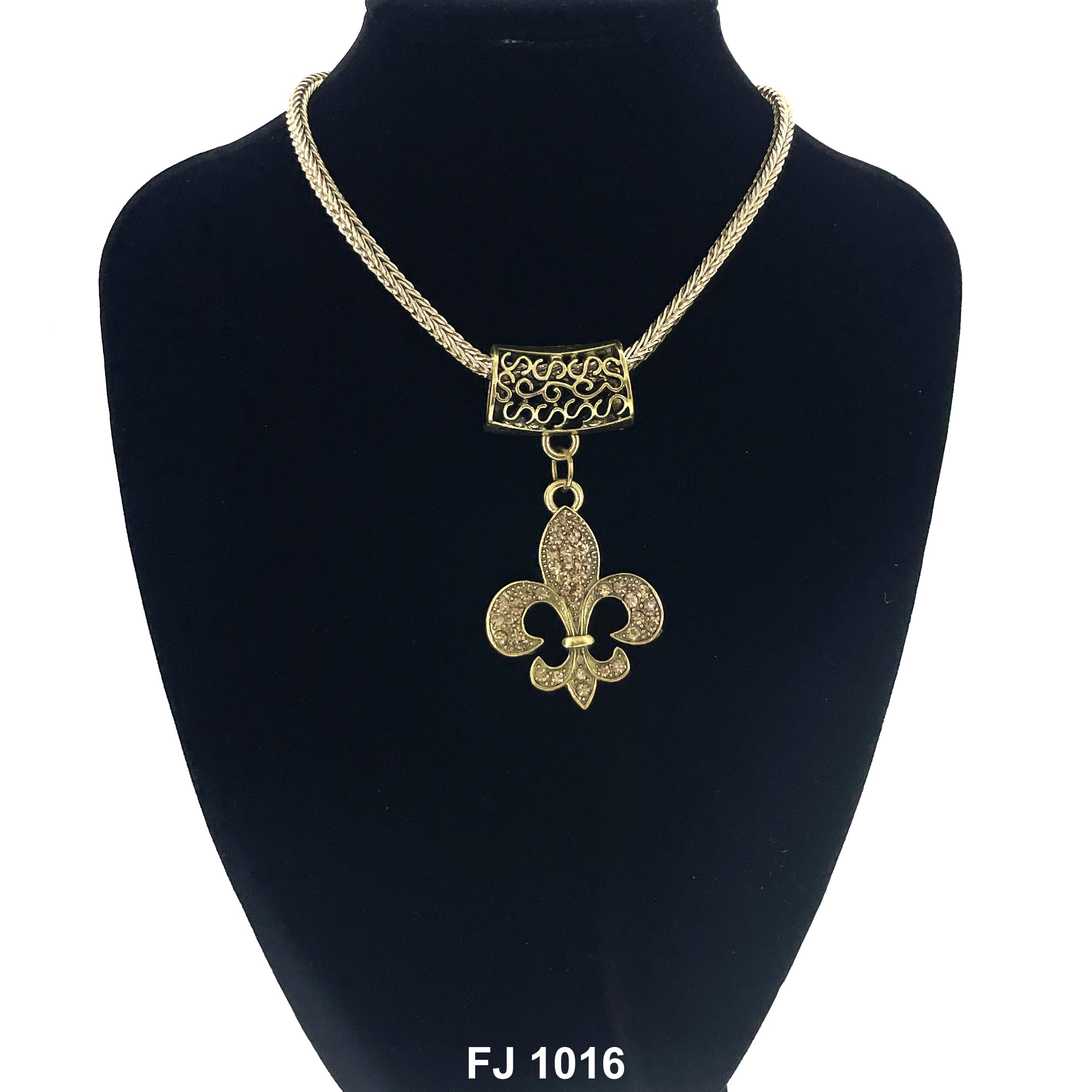 Fashion Necklace Fleur de Lis FJ 1016