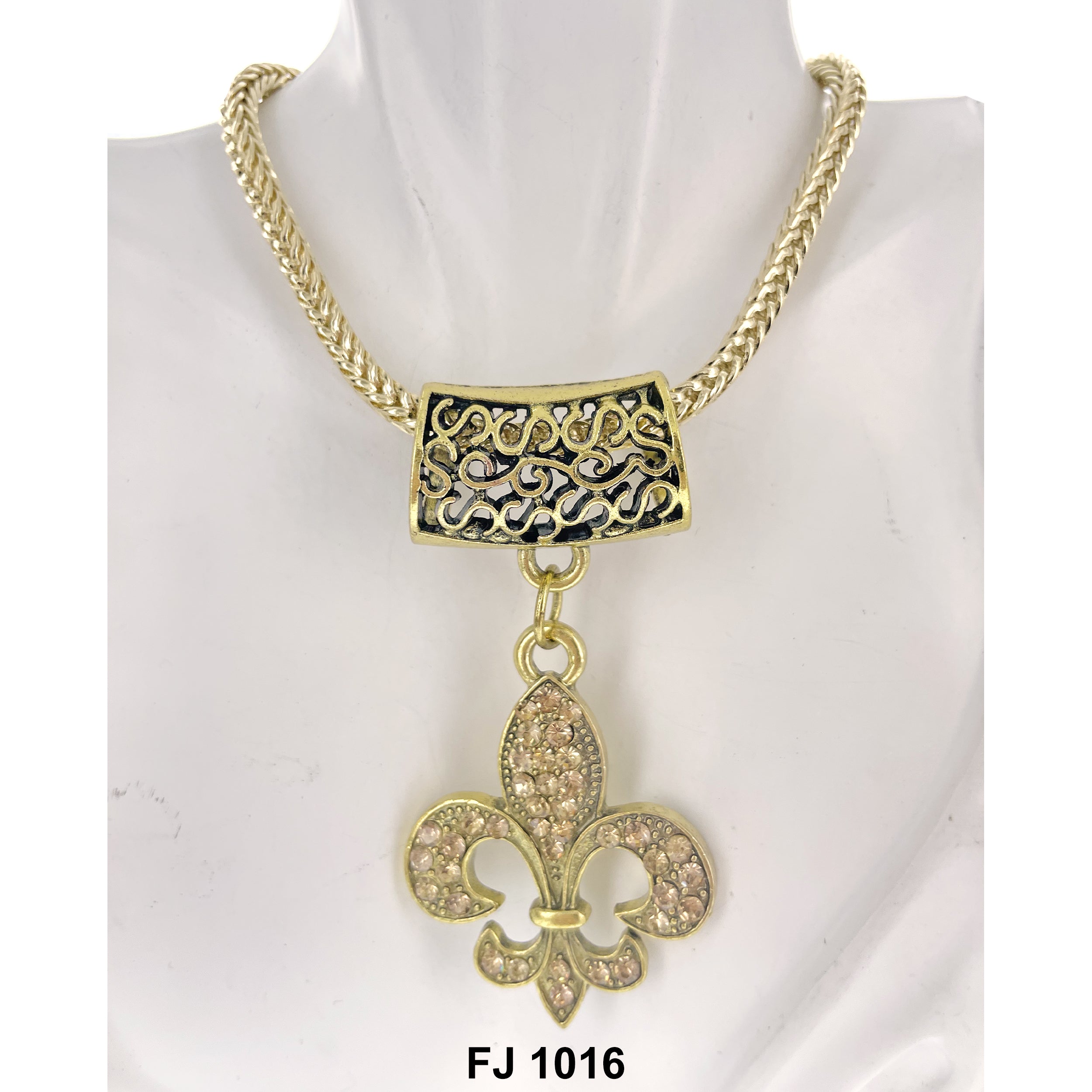 Fashion Necklace Fleur de Lis FJ 1016