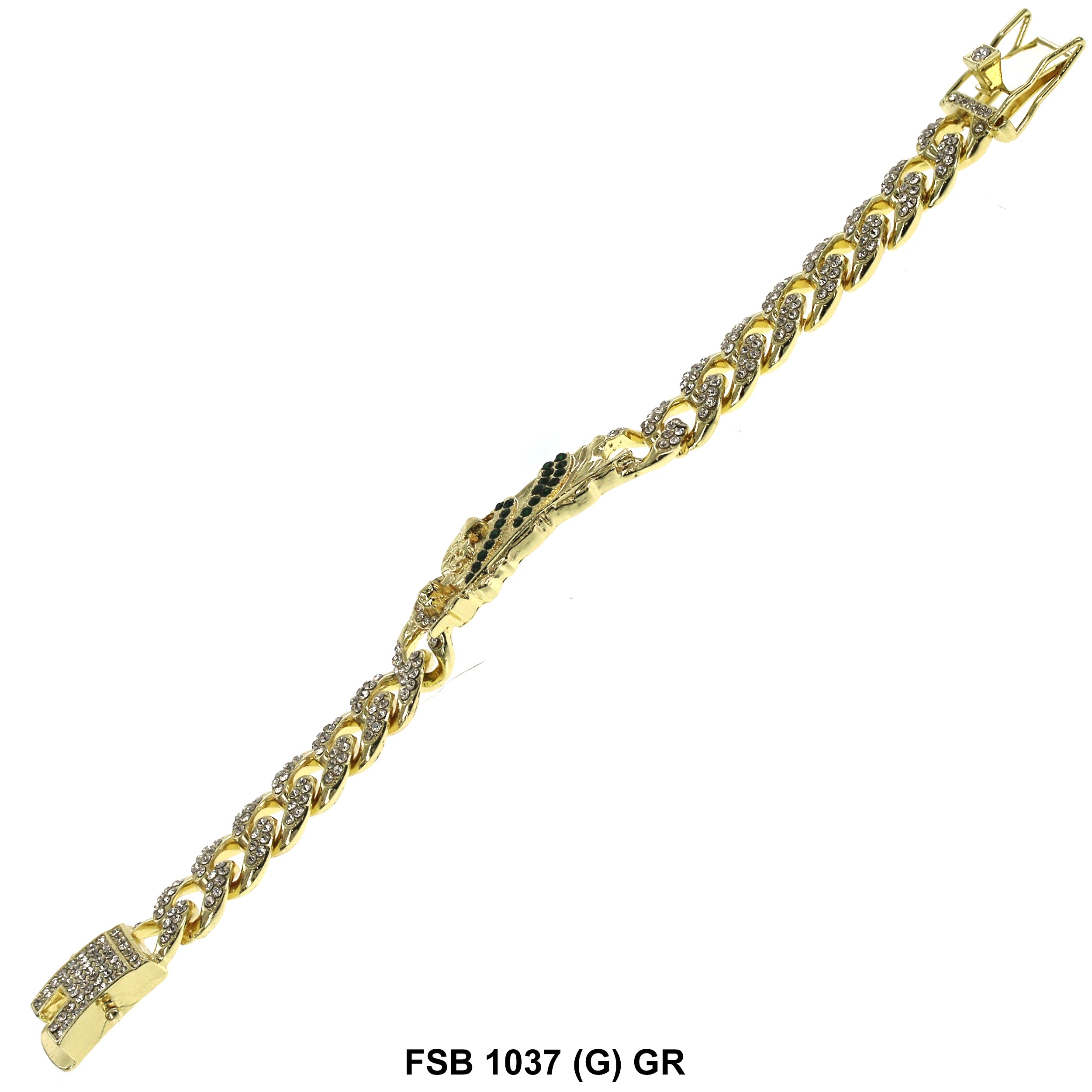 San Judas Stones Bracelet FSB 1037 (G) GR