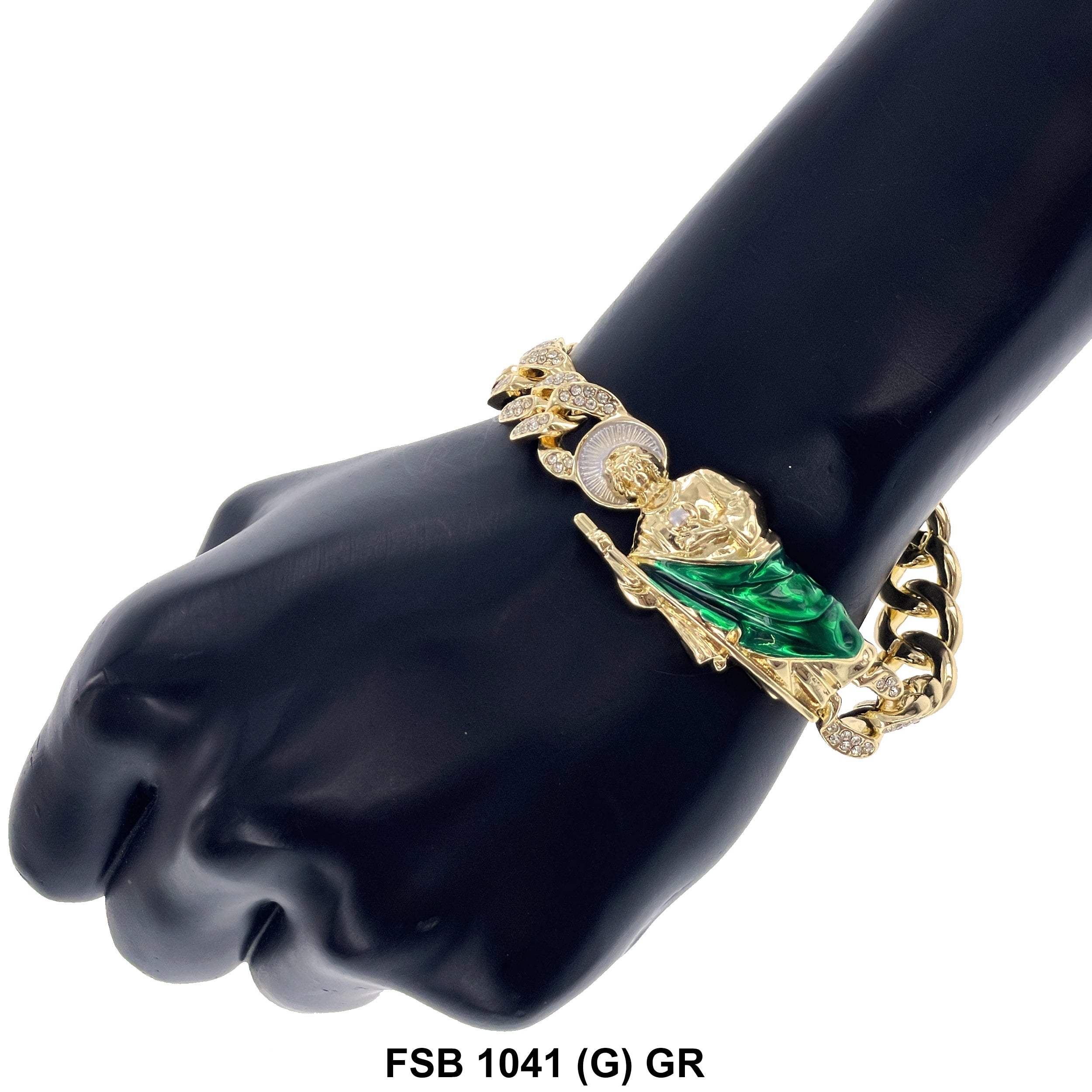 San Judas Bracelet FSB 1041 (G) GR