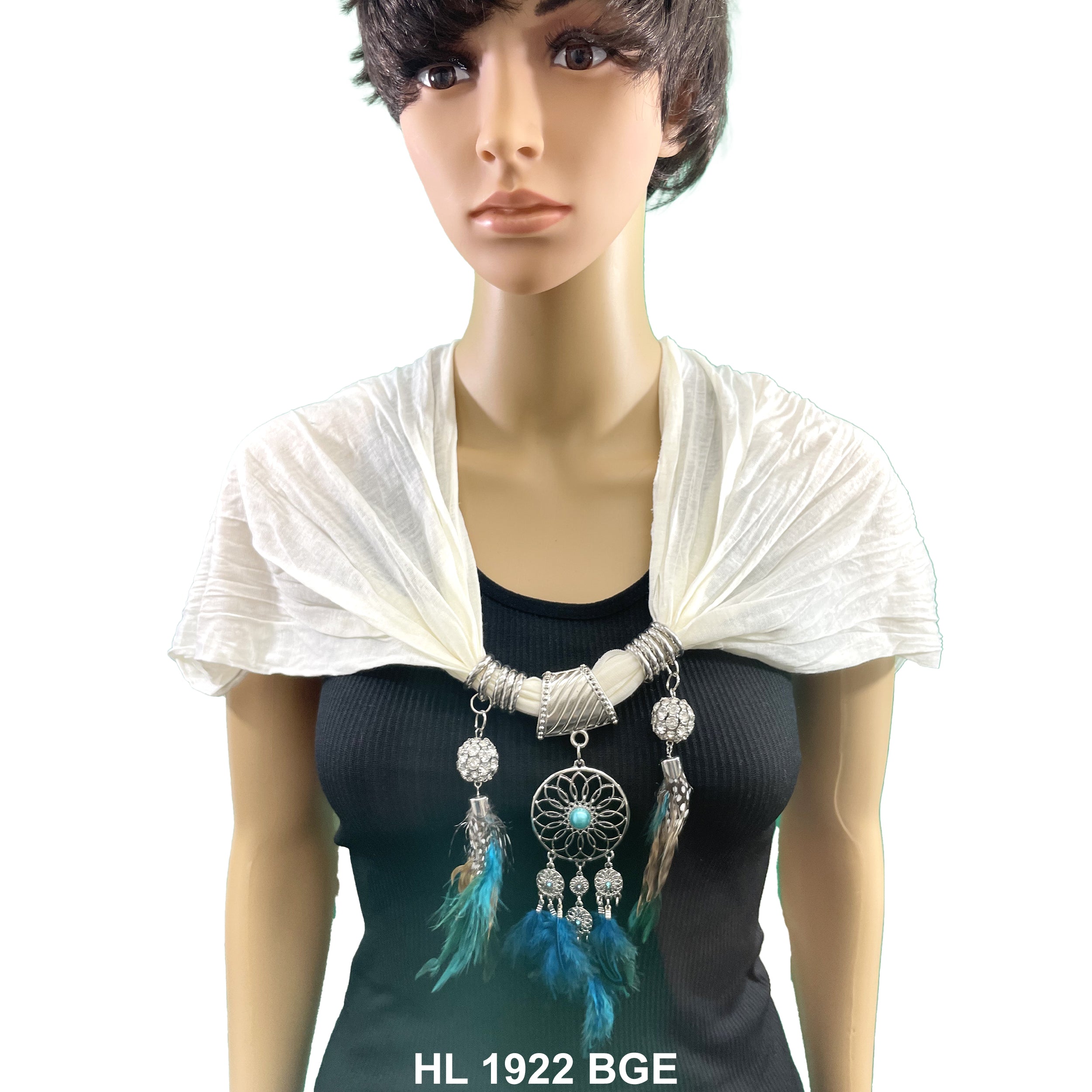 Charm Necklace Scarf HL 1922 BGE