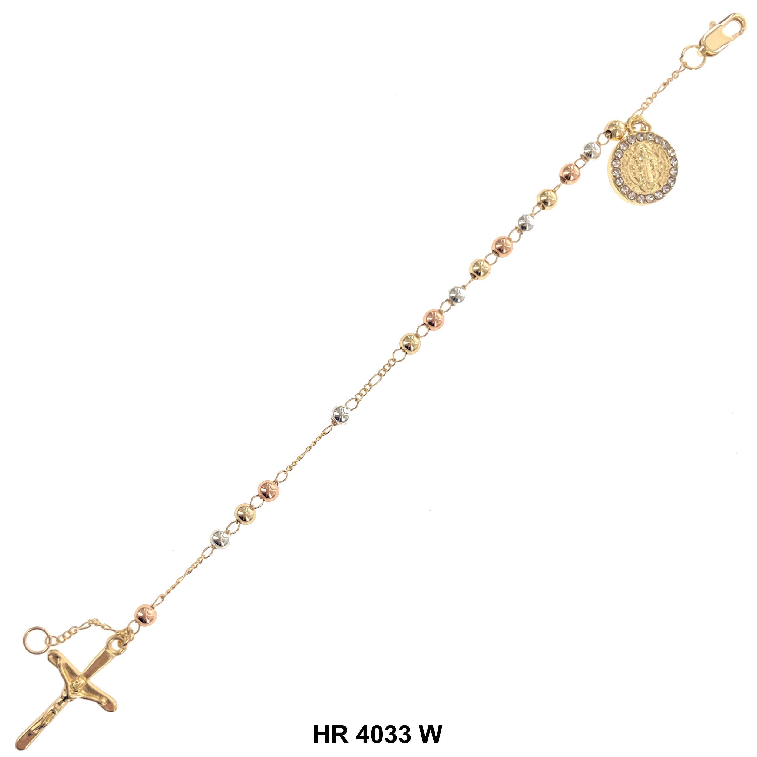 4 MM Hand Rosary San Benito HR 4033 W