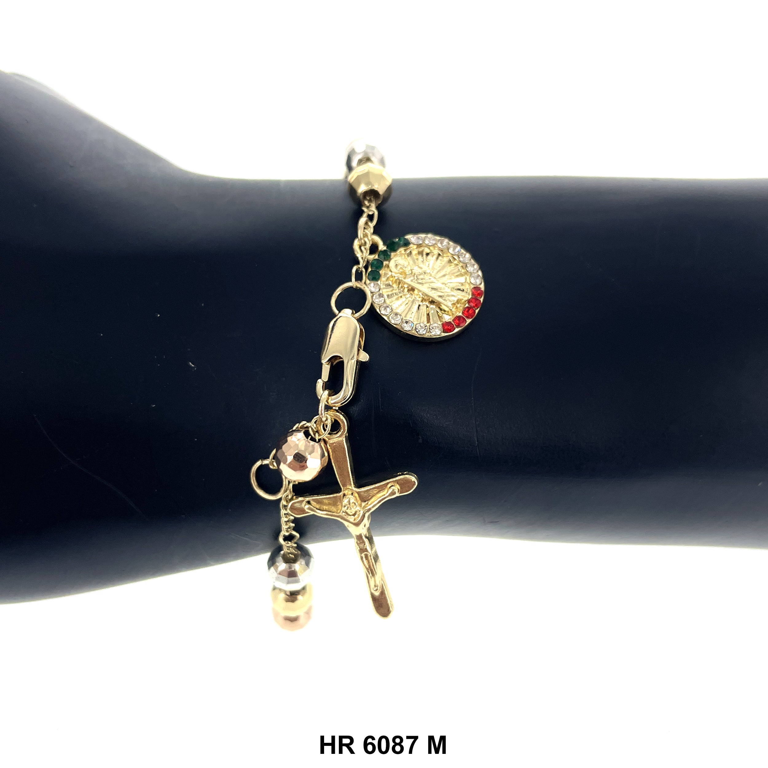 6 MM Hand Rosary San Judas HR 6087 M