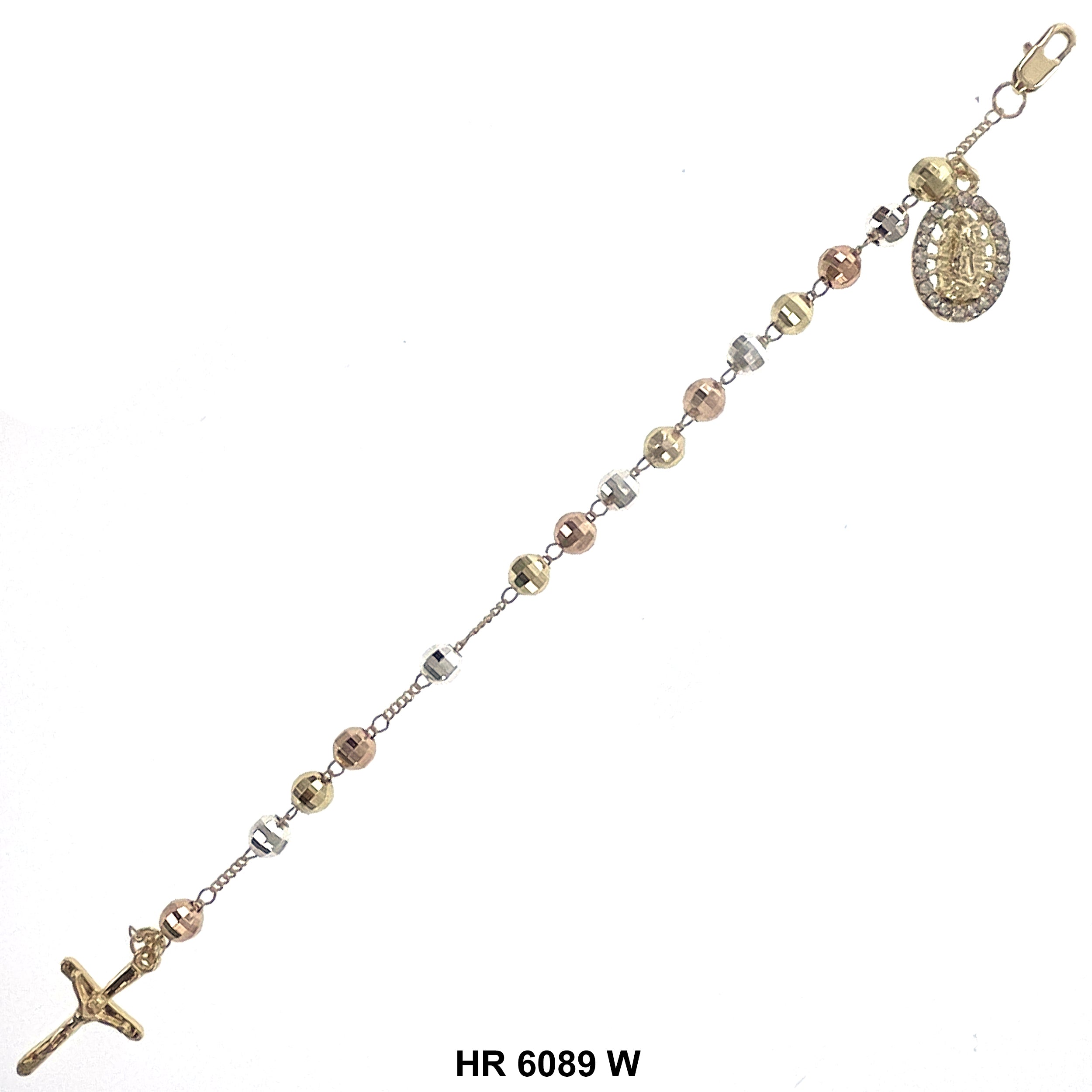 6 MM Hand Rosary Guadalupe HR 6089 W