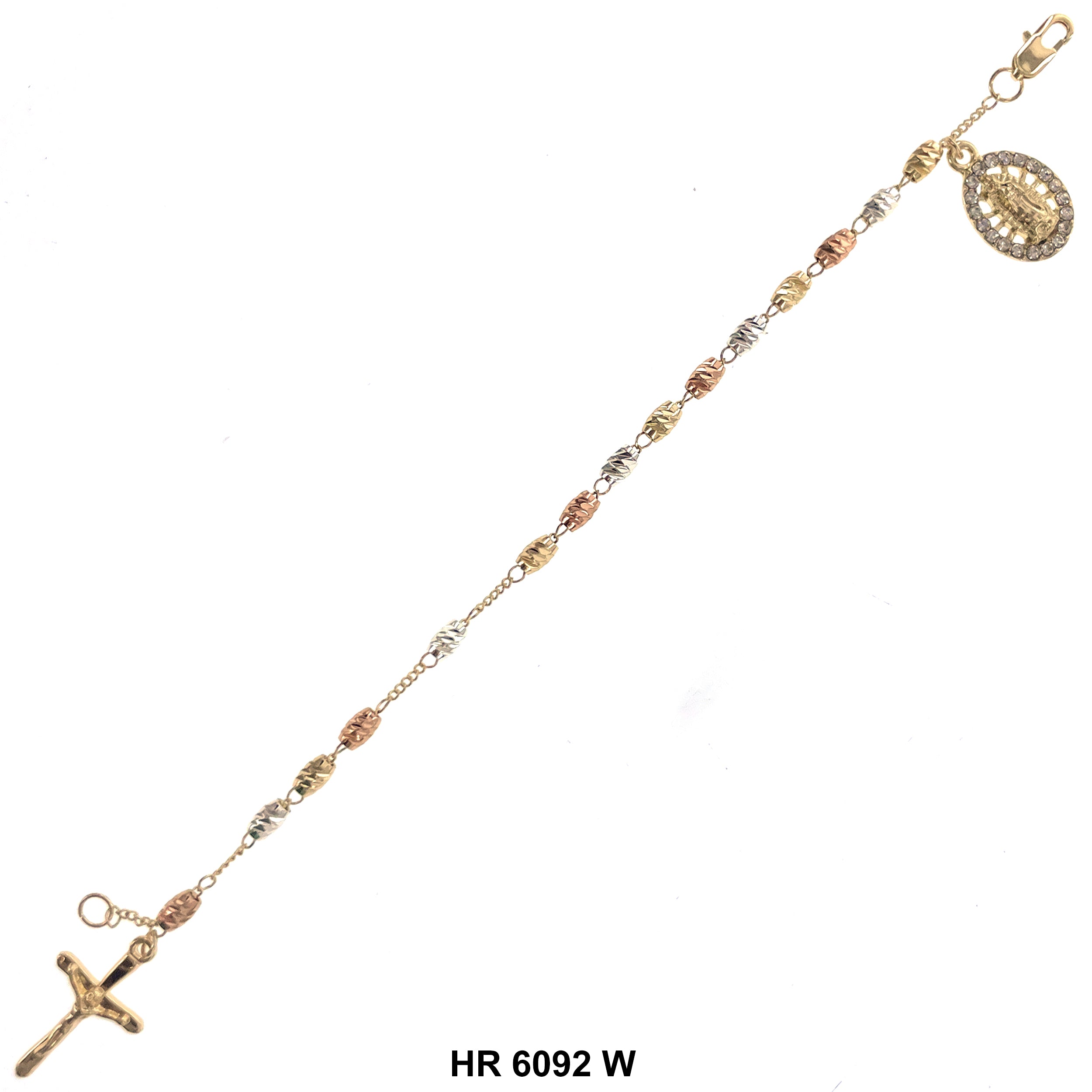 6 MM Hand Rosary Guadalupe HR 6092 W