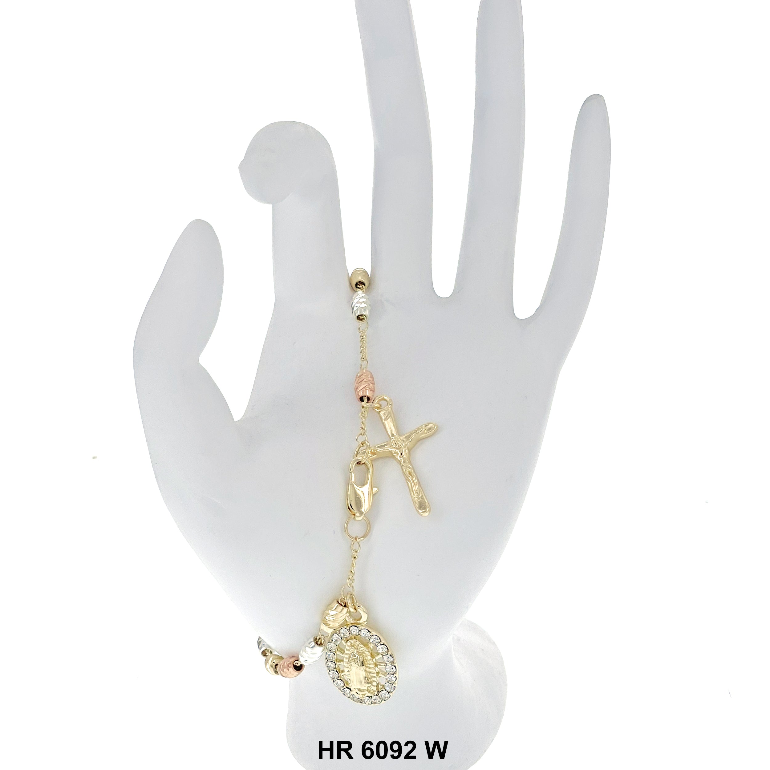 6 MM Hand Rosary Guadalupe HR 6092 W