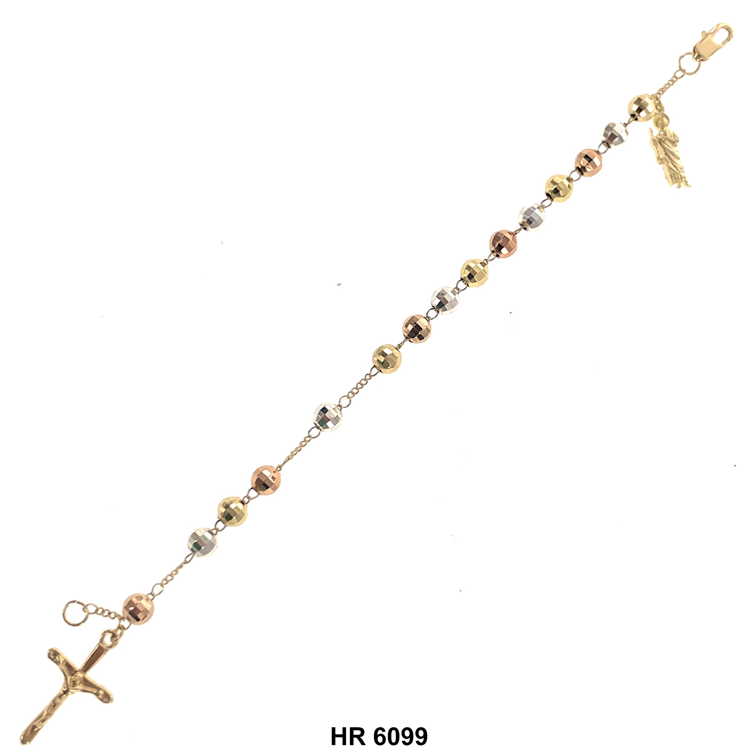 6 MM Hand Rosary San Judas HR 6099