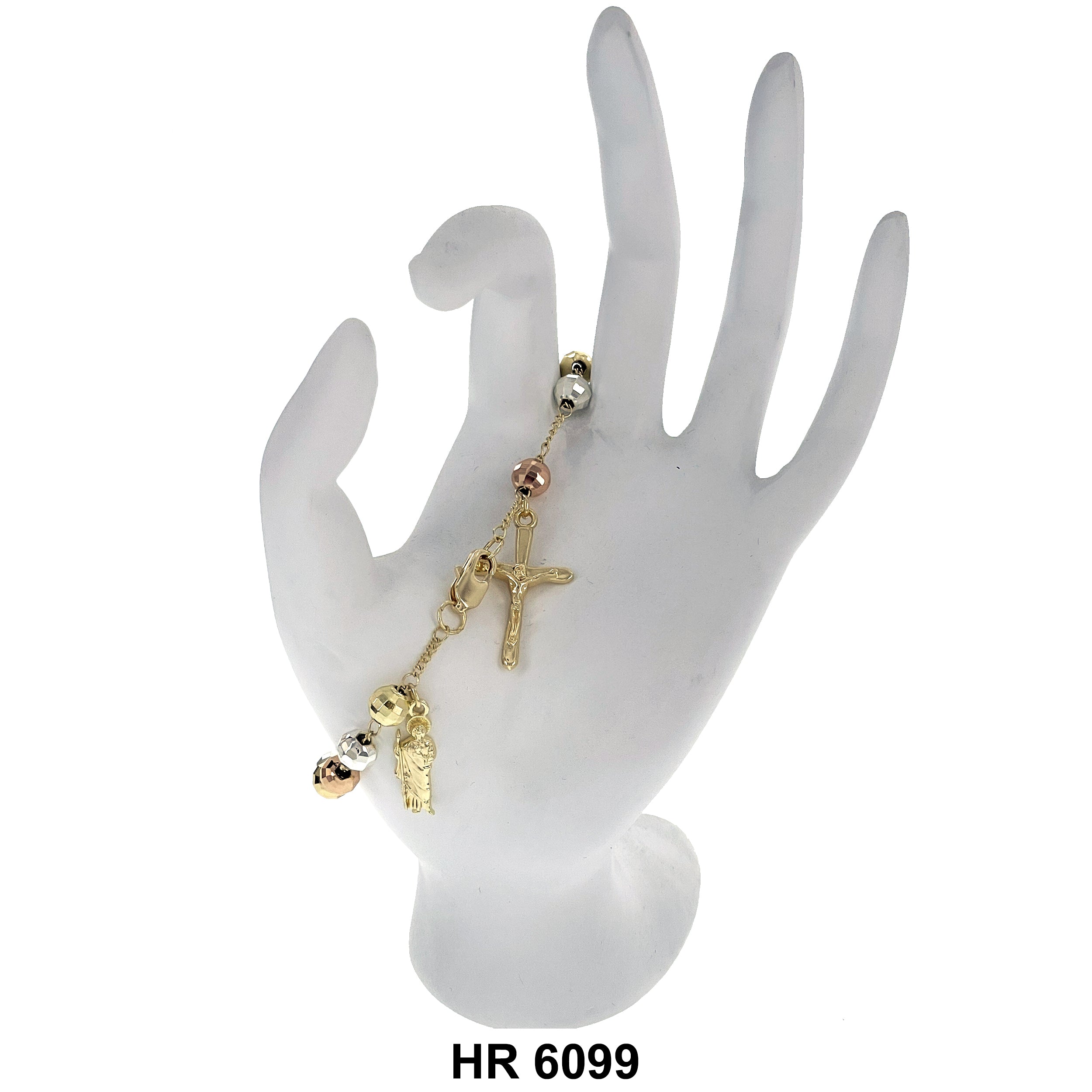 6 MM Hand Rosary San Judas HR 6099