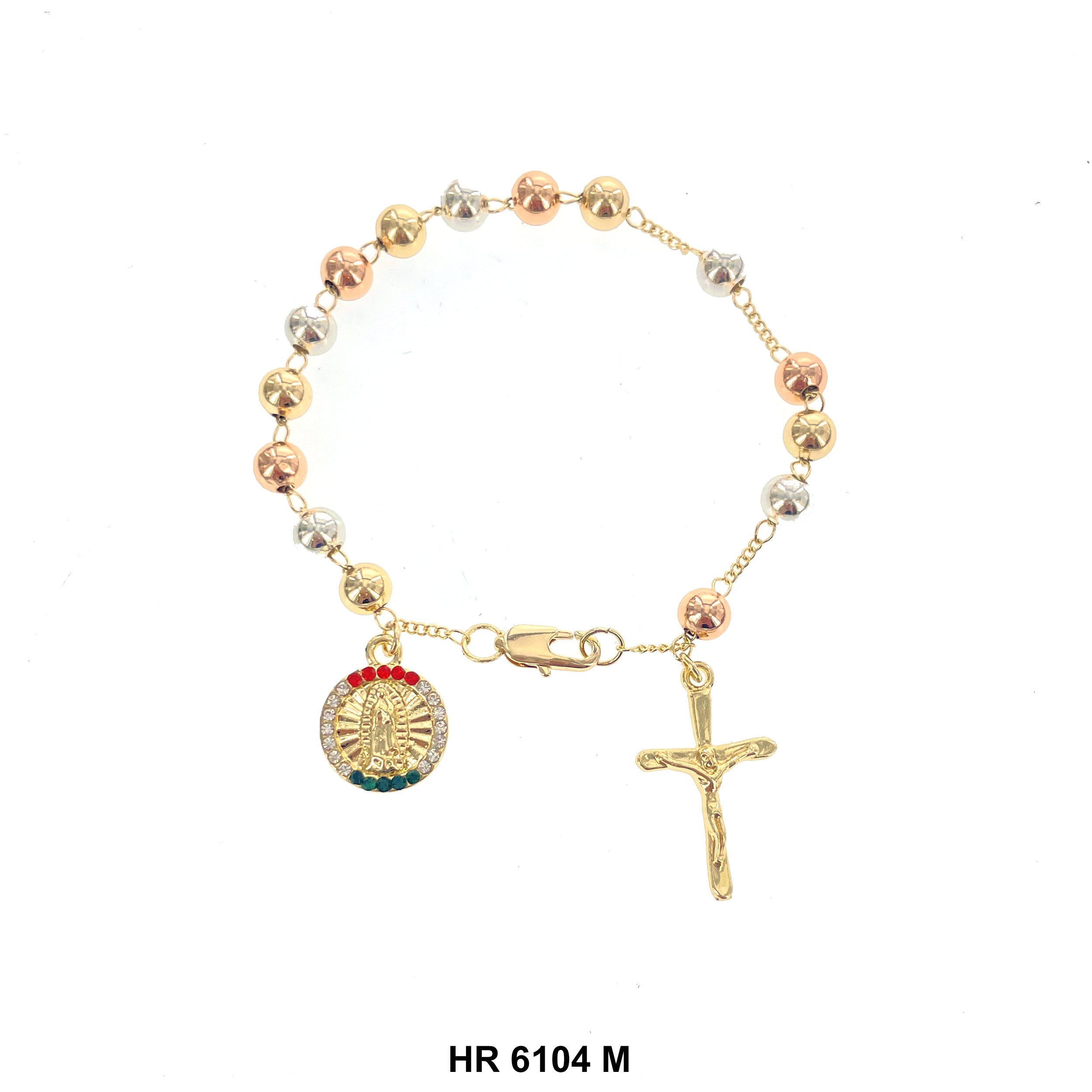 6 MM Hand Rosary Guadalupe HR 6104 M