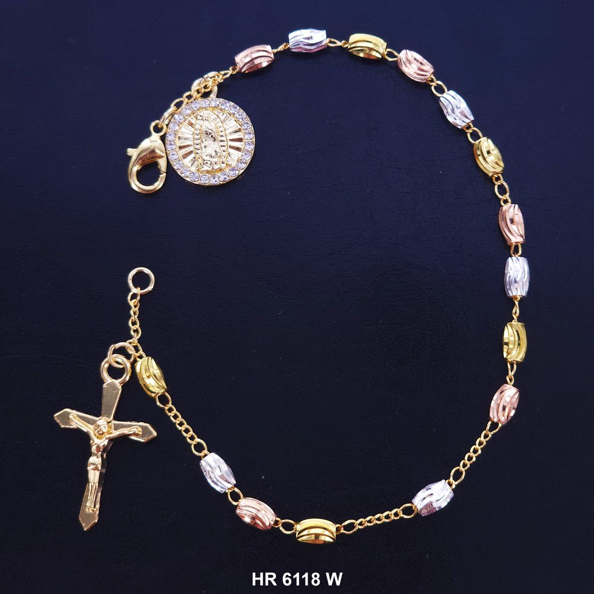 6 MM Rice Beads Guadalupe Hand Rosary HR 6118 W – Kaashusa