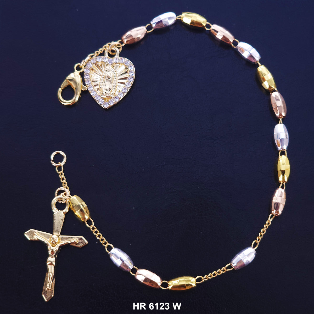 6 MM Rice Beads Guadalupe Hand Rosary HR 6123 W – Kaashusa