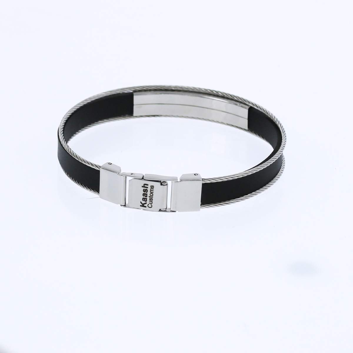 Customizable Stianless Steel ID Bracelets KCBB 3