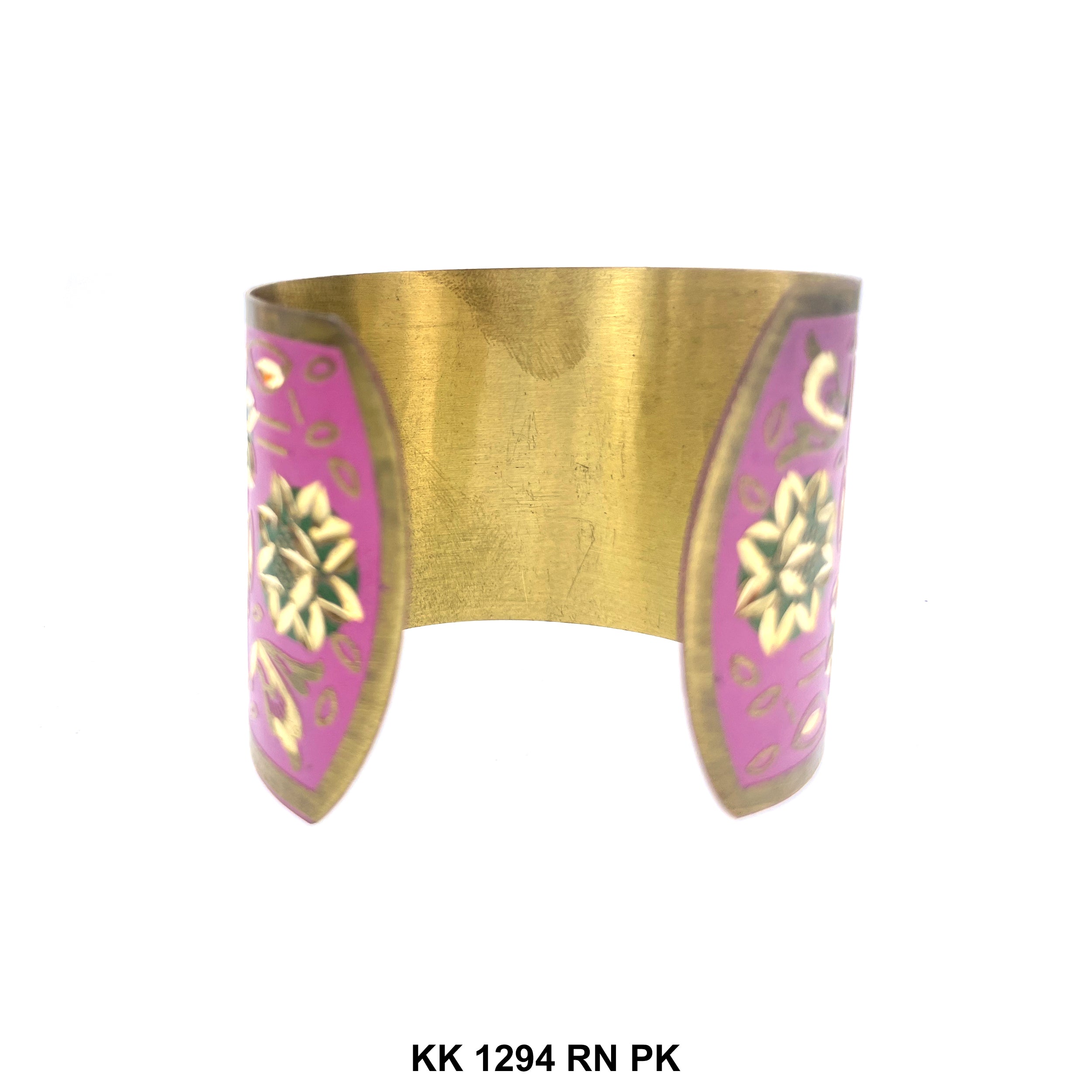 Hand Engraved Cuff Bangle Bracelet KK 1294 RN PK