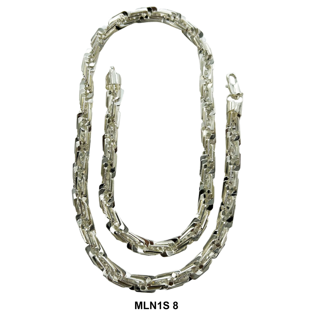 8 MM Milano Same Links Chain MLN1S 8 – Kaashusa
