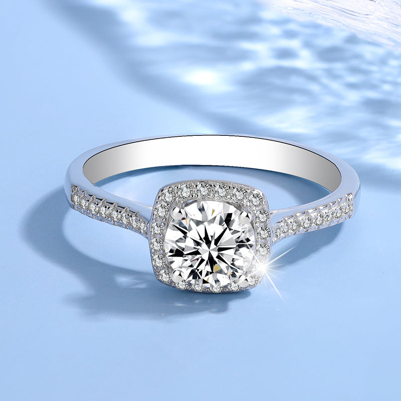 925 Sterling Mossanite Ring 2.0 Carat MOS925 R21200