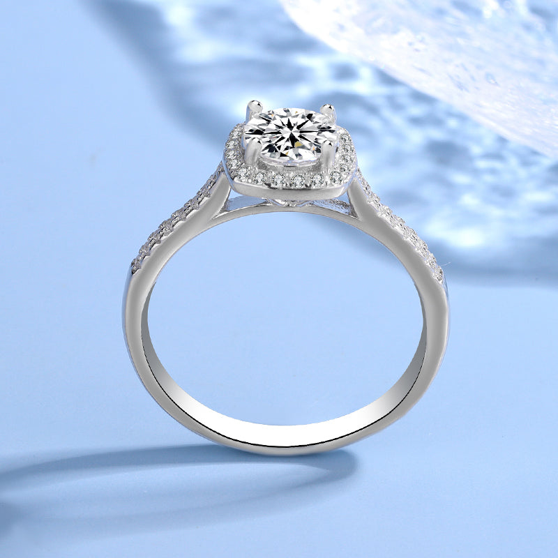 925 Sterling Mossanite Ring 2.0 Carat MOS925 R21200