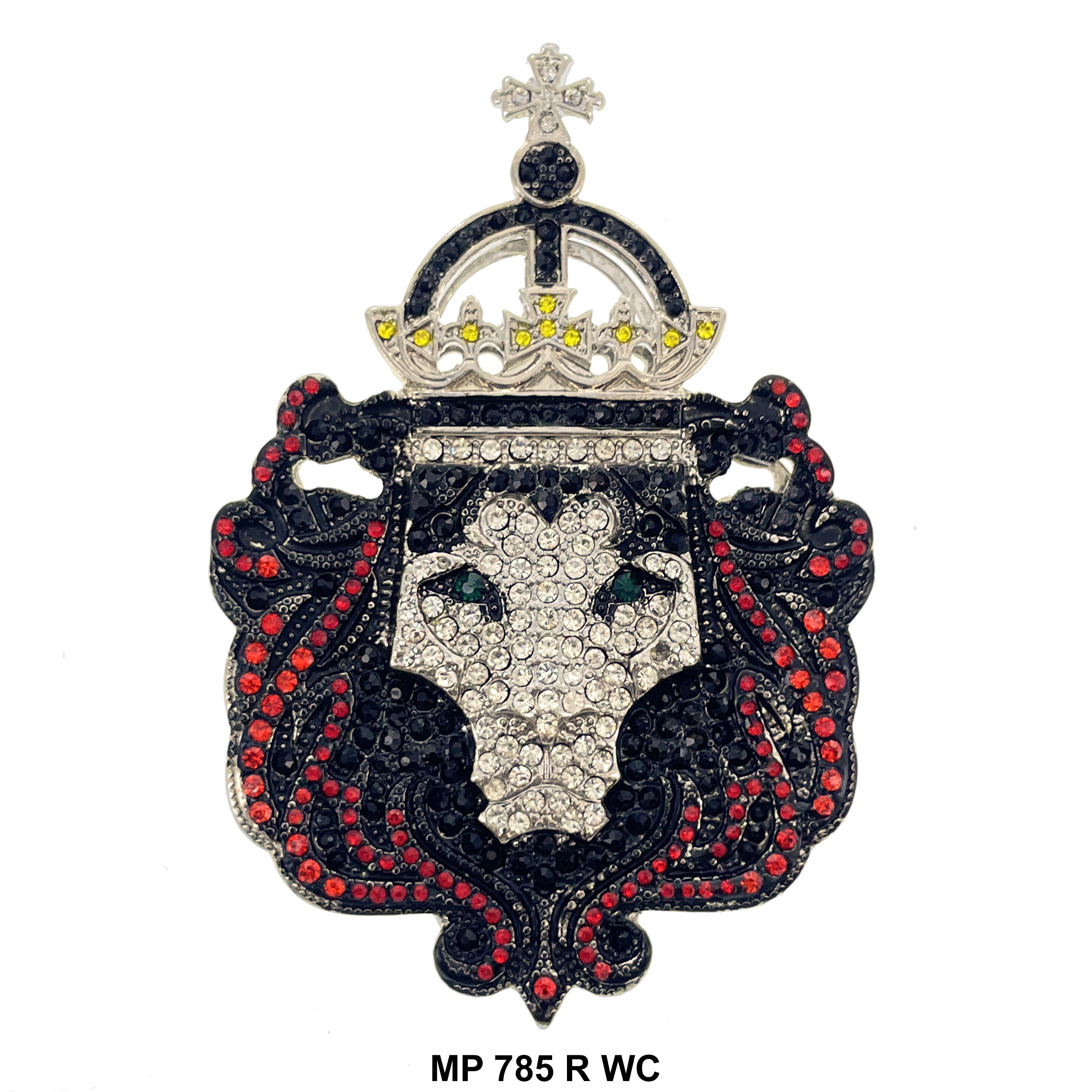 Lion Crown Pendant With Chain MP 785 R WC