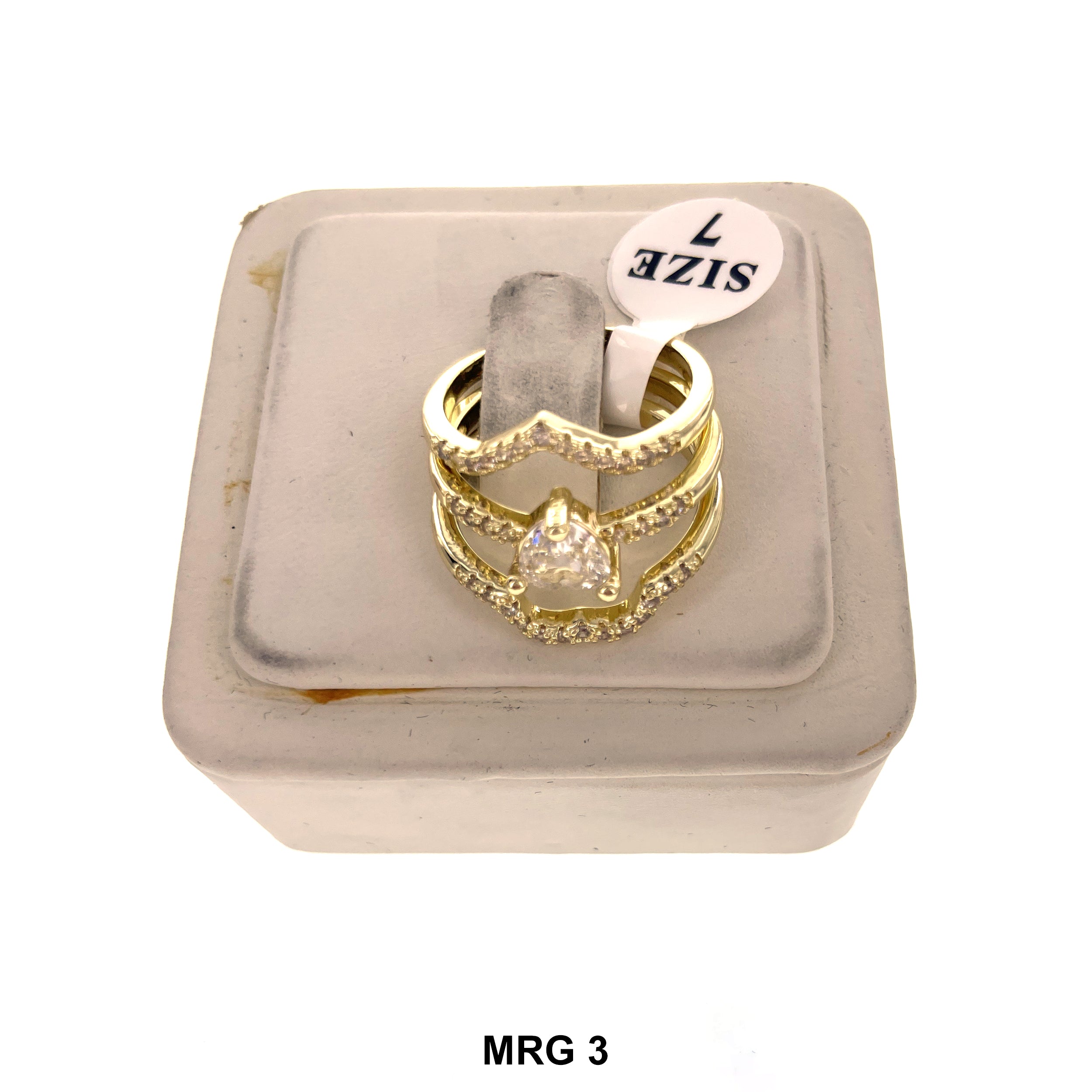 Triple Matrimonial Stones Ring MRG 3