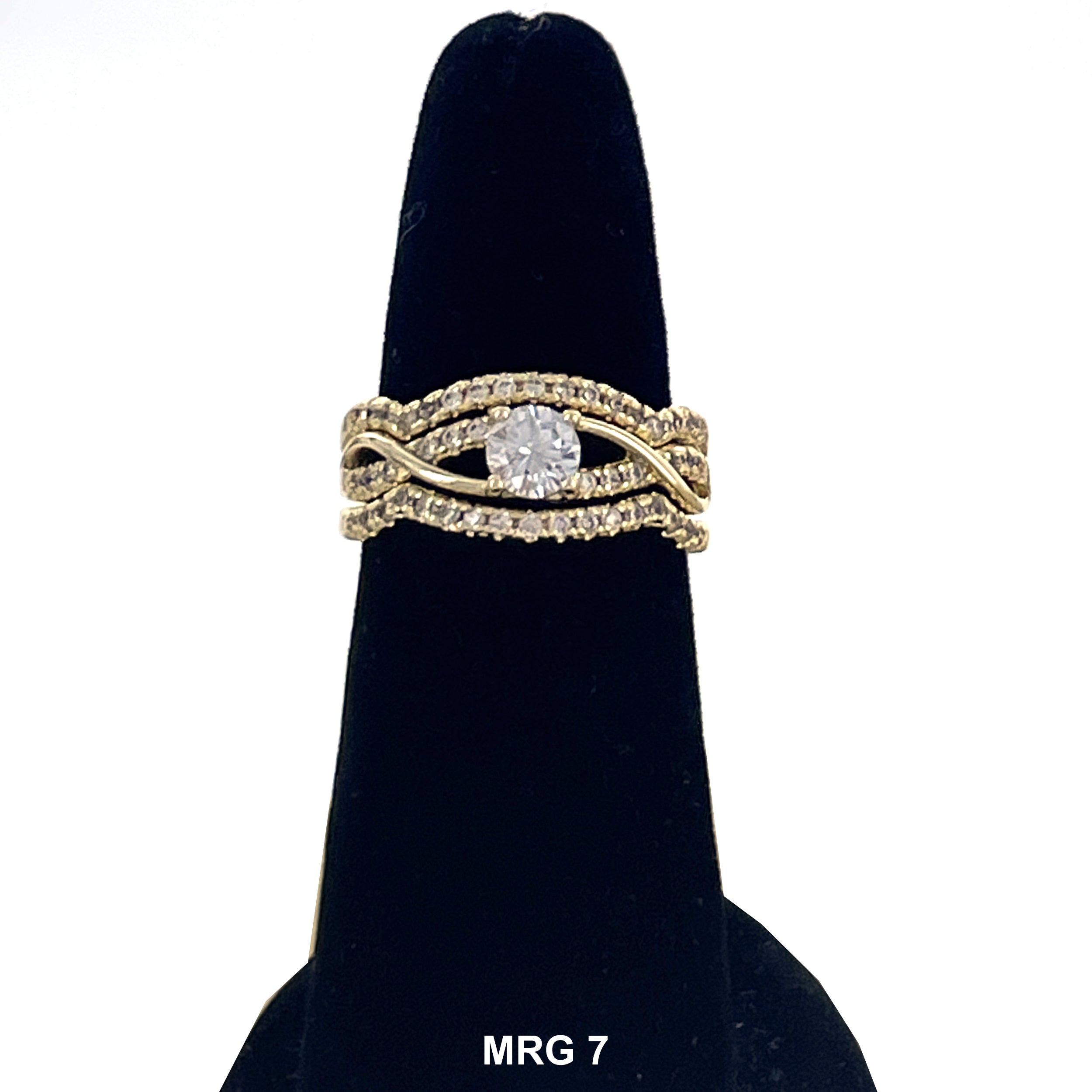 Triple Matrimonial Stones Ring MRG 7