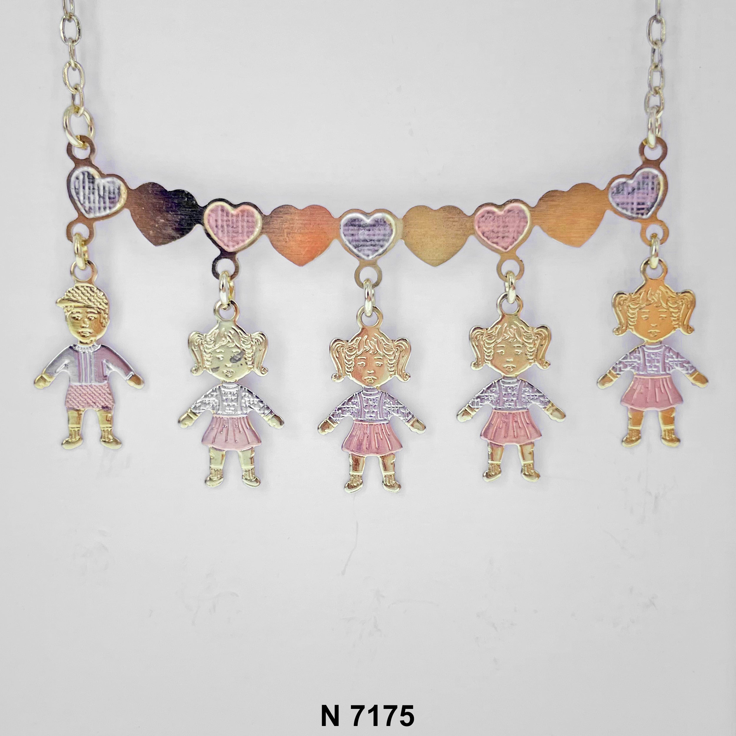 1 Boy 4 Girls Necklace N 7175