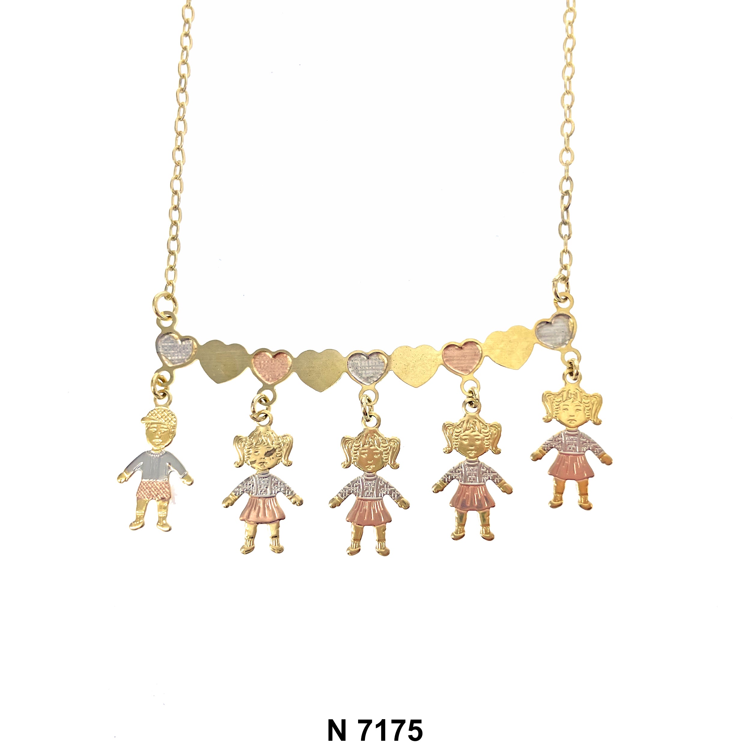 1 Boy 4 Girls Necklace N 7175