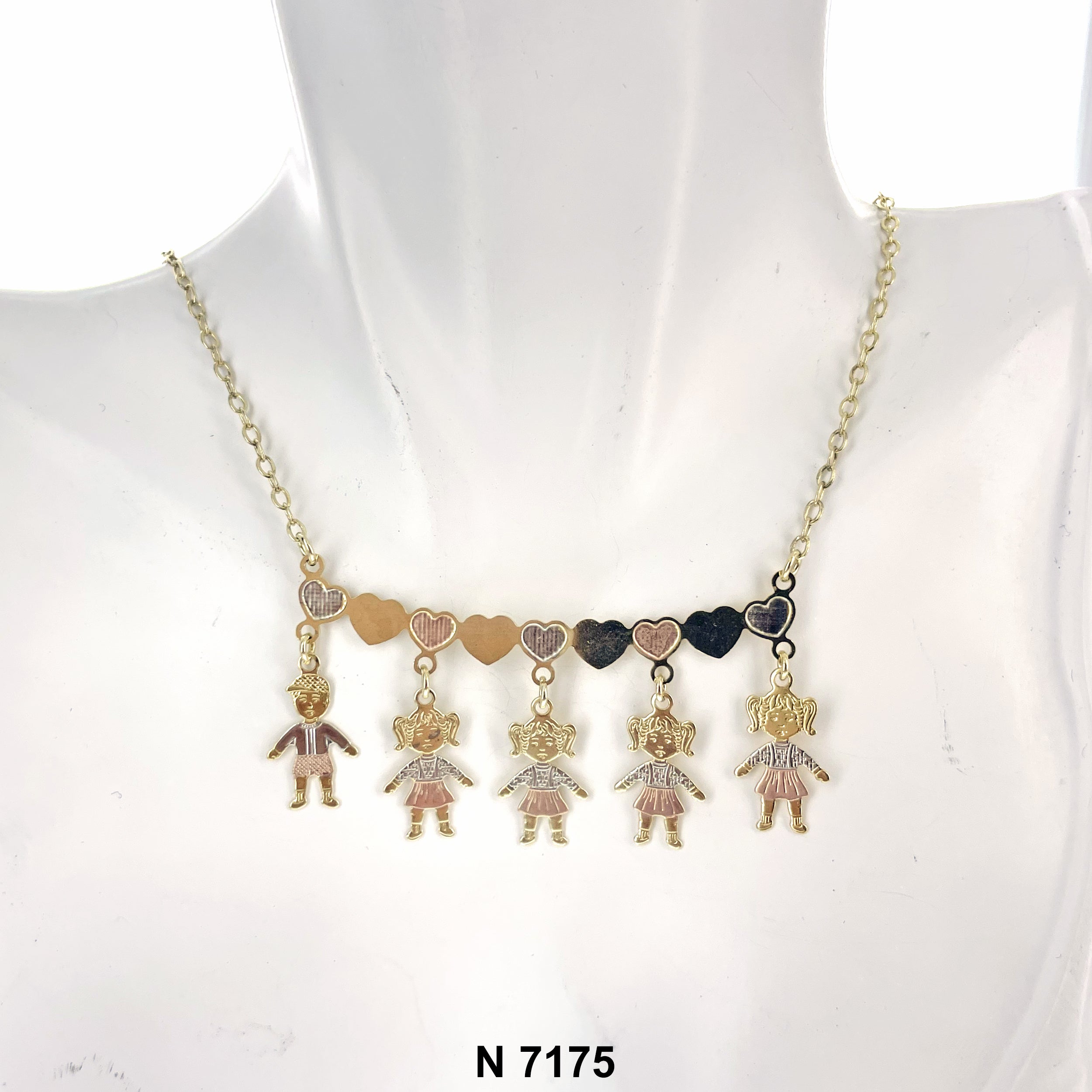 1 Boy 4 Girls Necklace N 7175