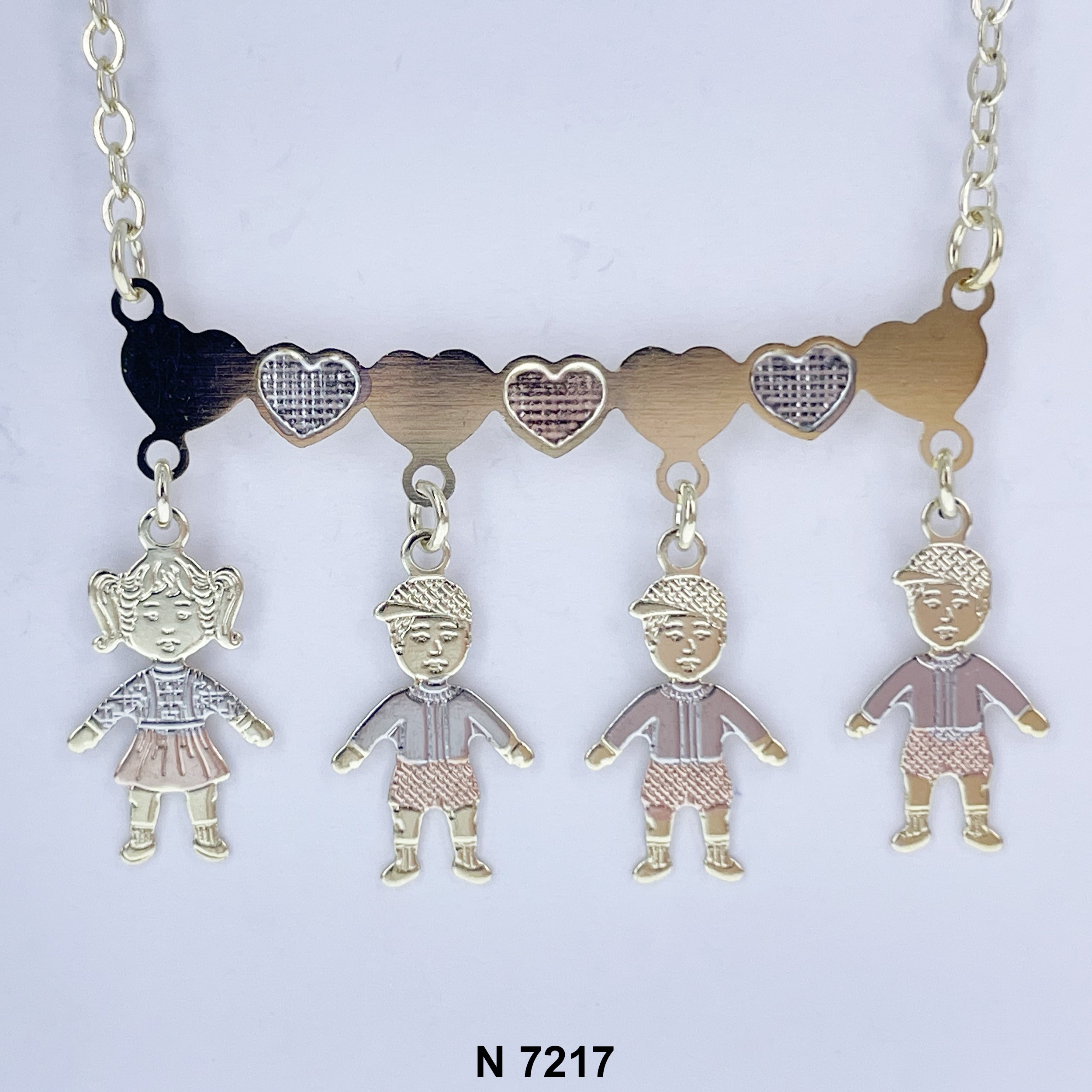 1 Girl 3 Boys Necklace N 7217