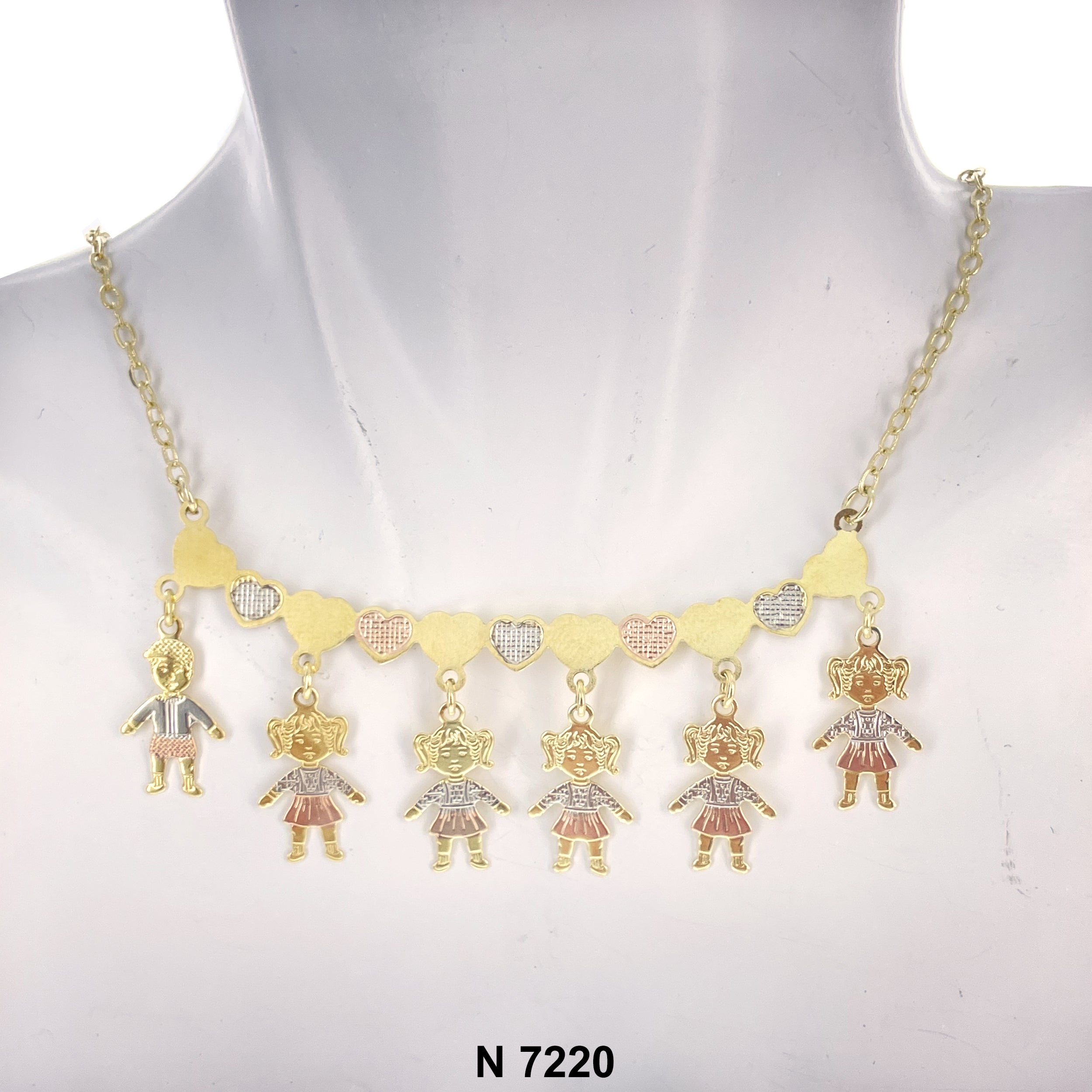 5 Girls 1 Boy Necklace N 7220