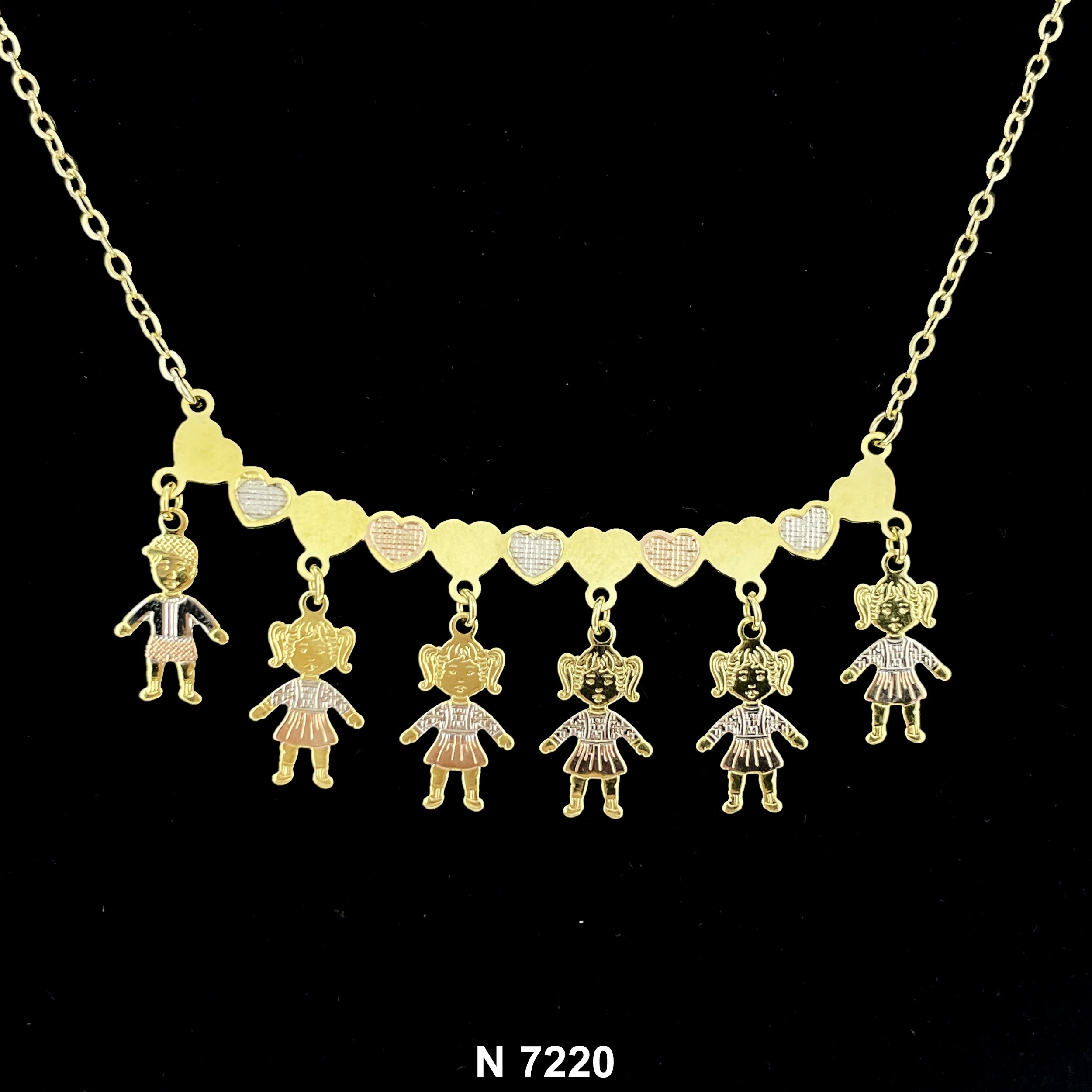 5 Girls 1 Boy Necklace N 7220