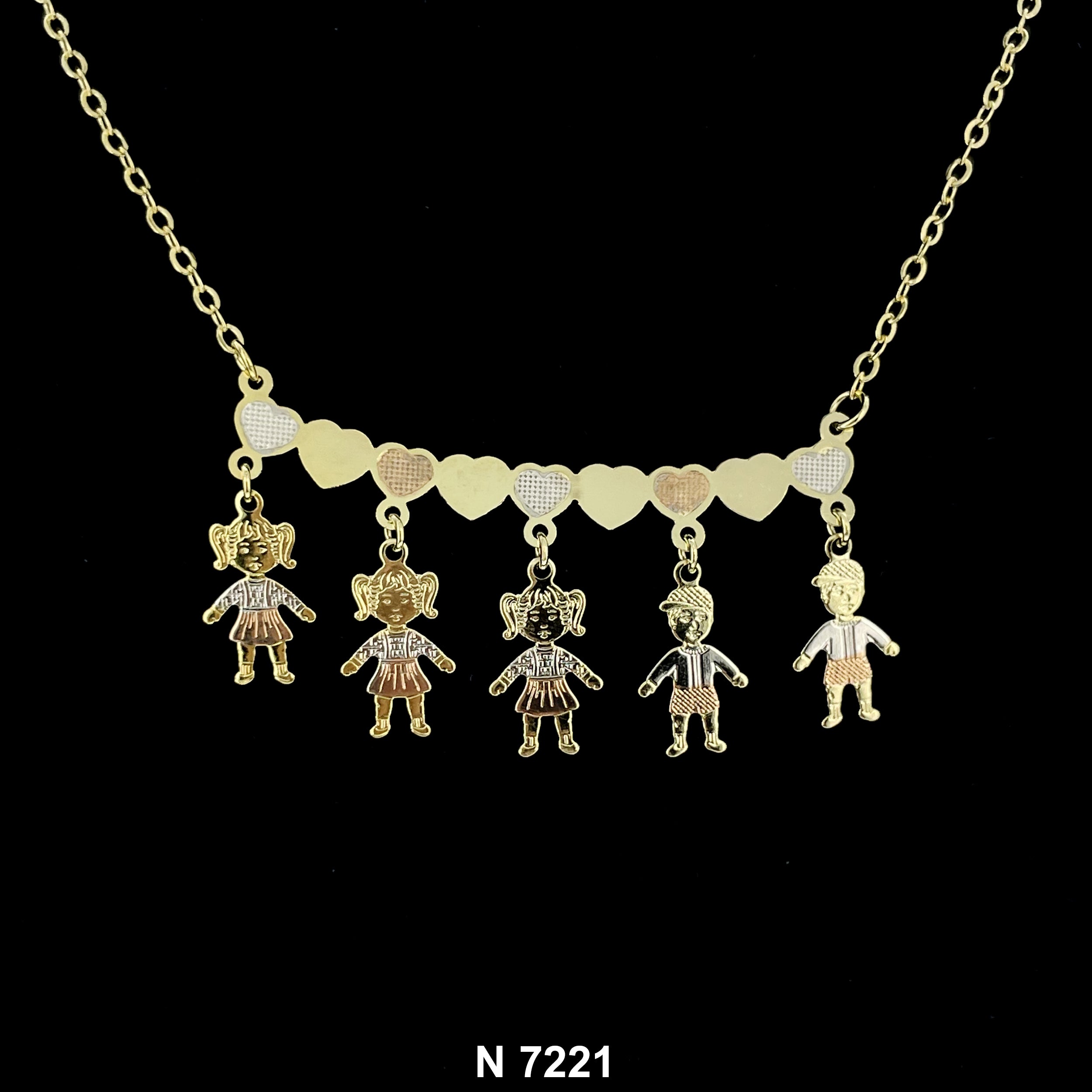 3 Girls 2 Boys Necklace N 7221