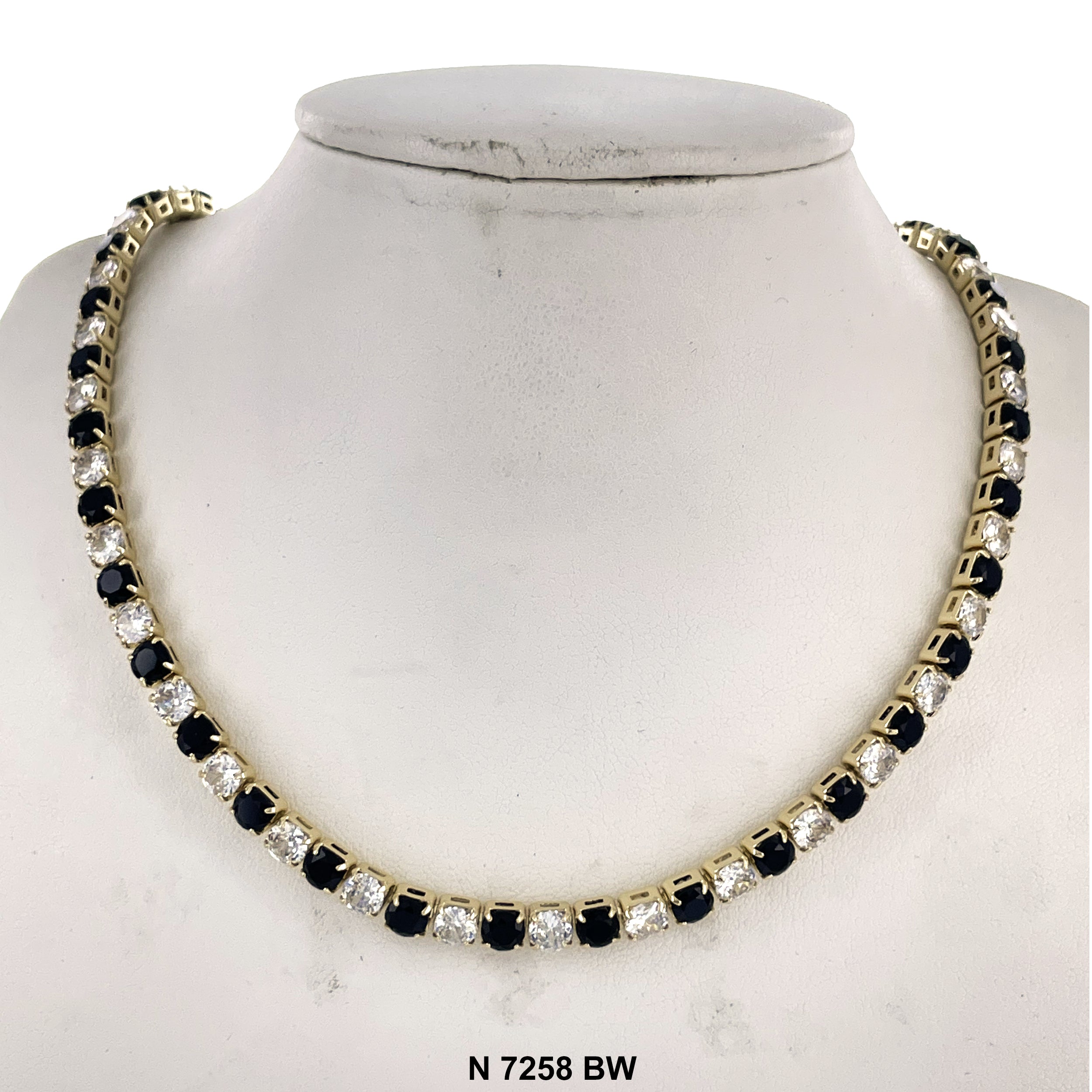 5.0 MM CZ Full Stone Choker N 7258 (G) BW