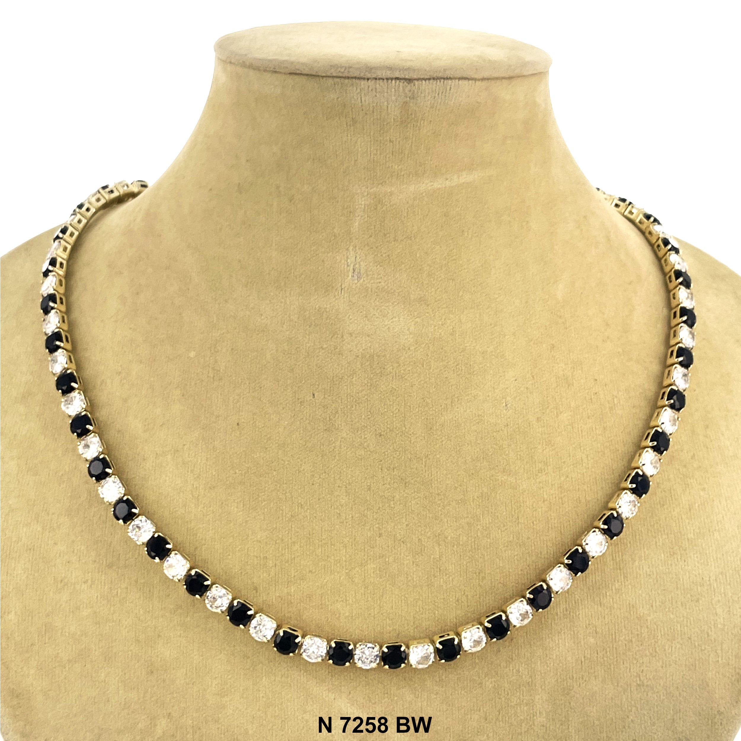 5.0 MM CZ Full Stone Choker N 7258 (G) BW